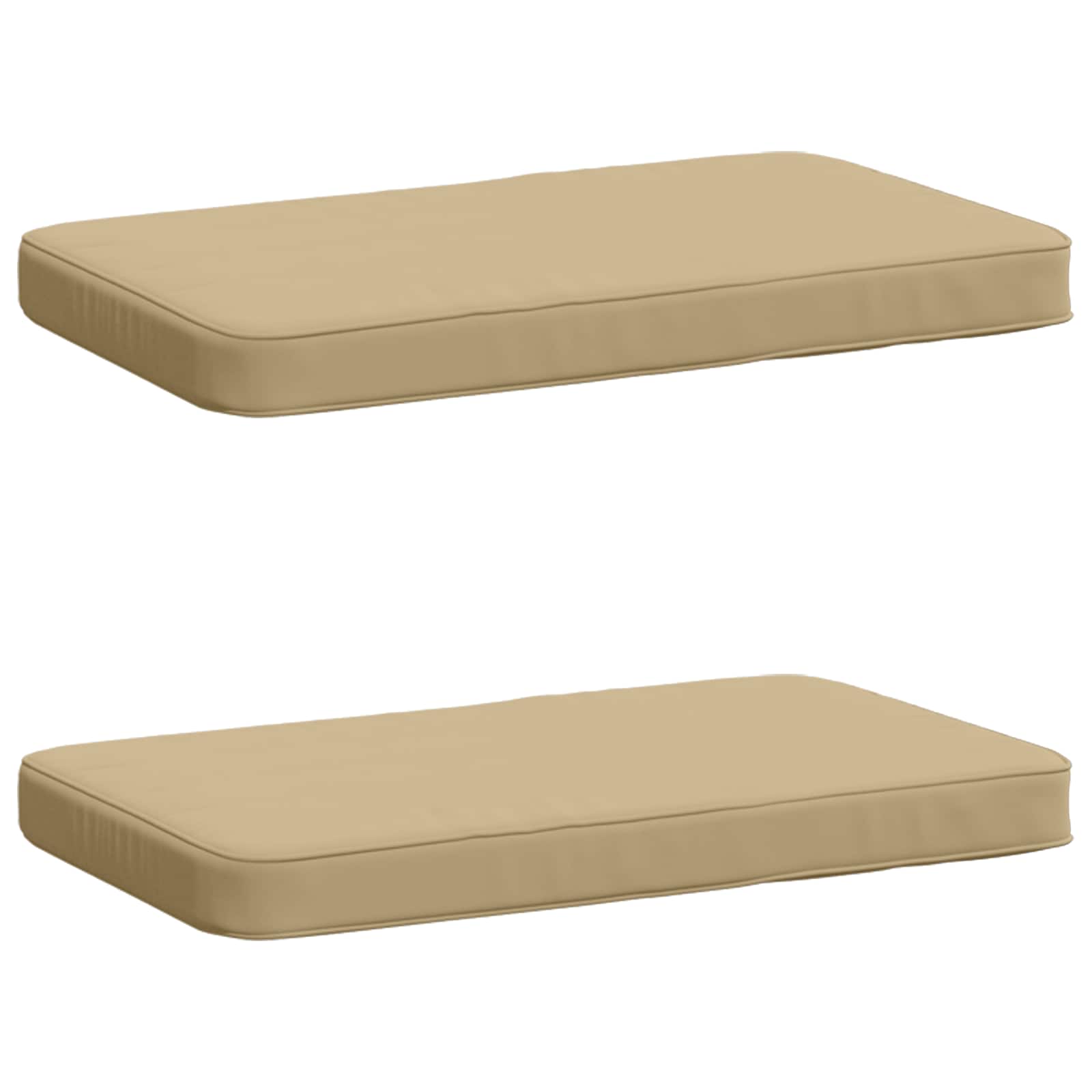 Калъфи за пейки, 2 части VUGHT 2 pcs 100% полиестер Бежово — изображение 2