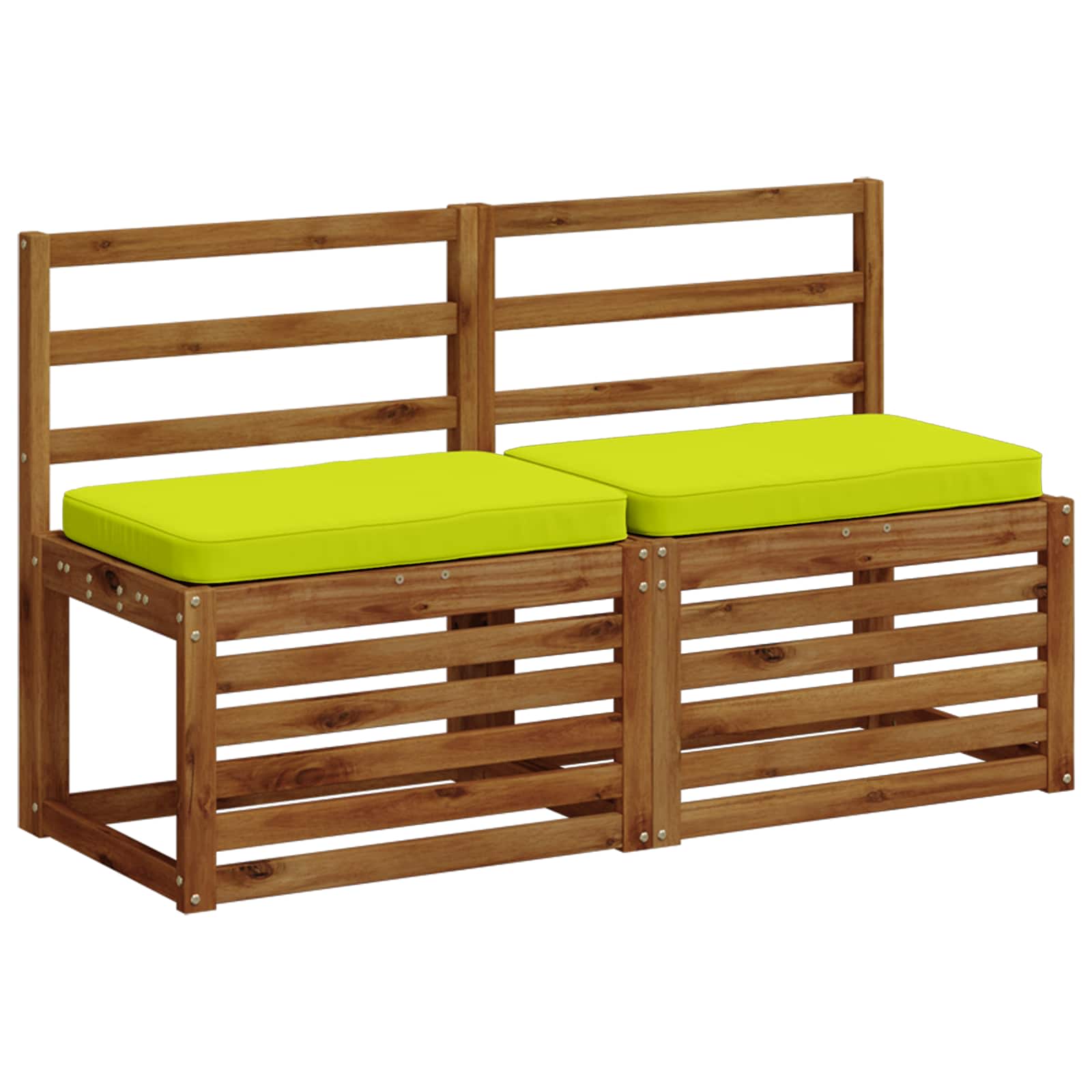 Калъфи за пейки, 2 части VUGHT 2 pcs 100% полиестер Яркозелено. — изображение 2