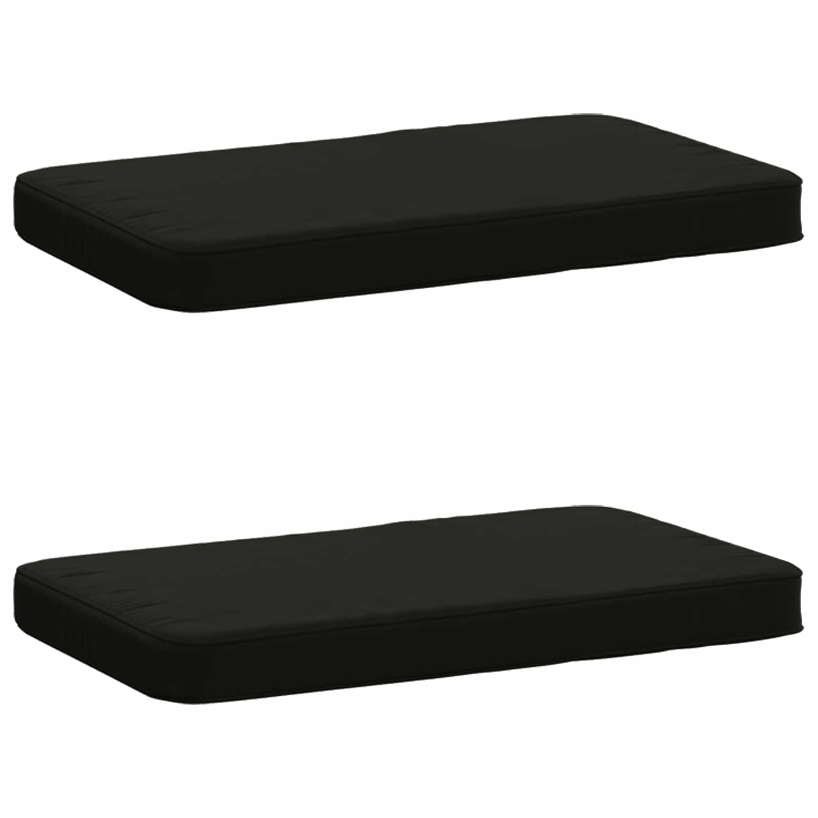 Калъфи за пейки, 2 части VUGHT 2 pcs 100% полиестер Черно — изображение 2