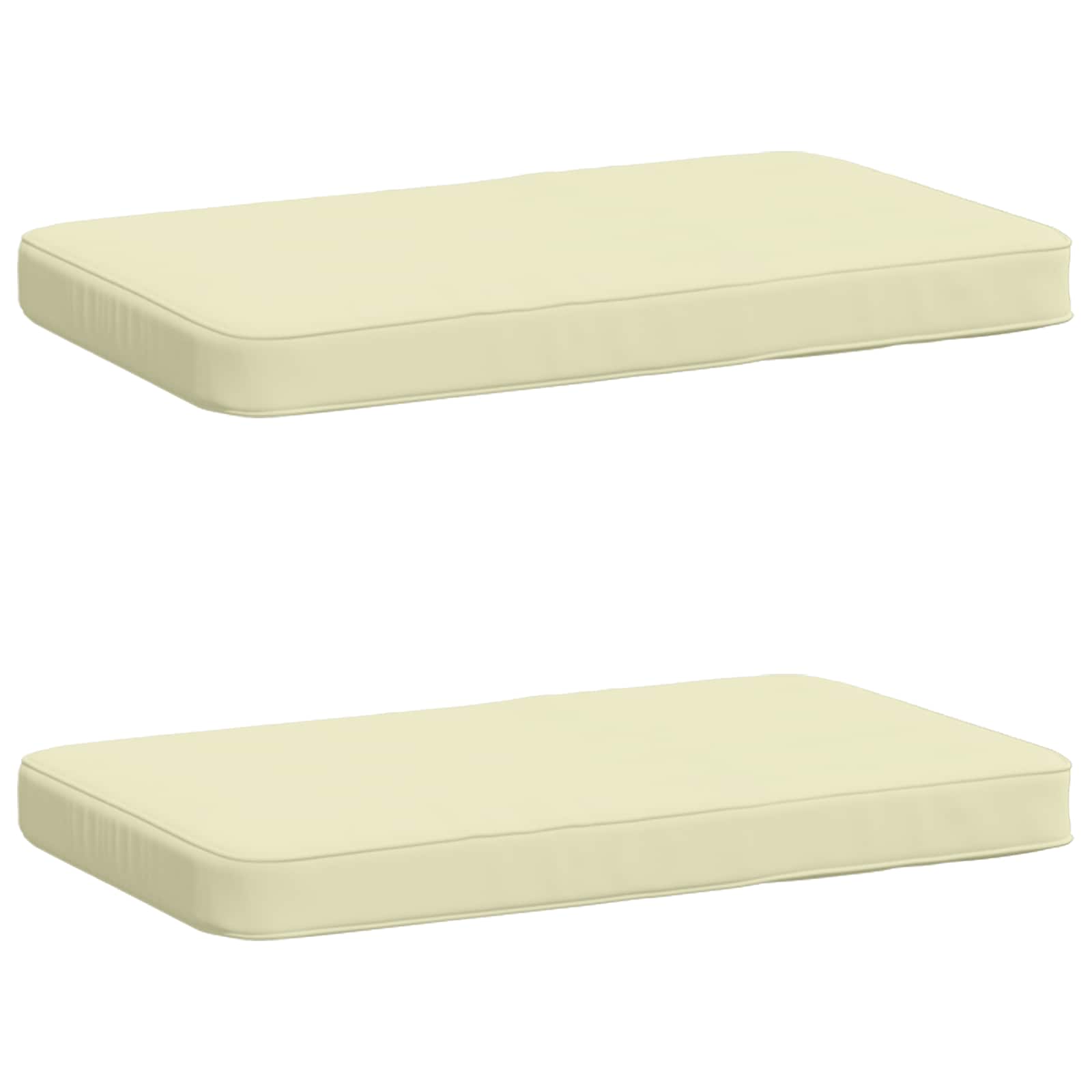 Калъфи за пейки, 2 части VUGHT 2 pcs 100% полиестер Кремаво