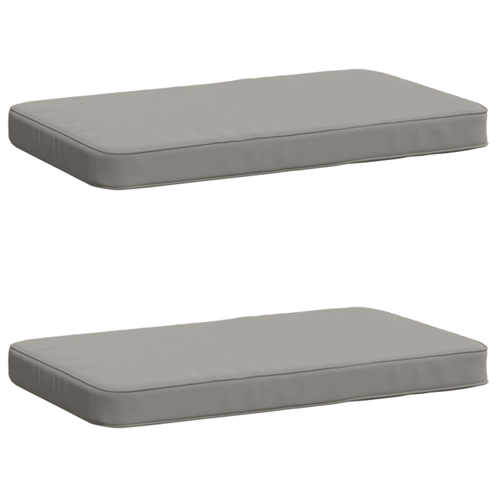 Калъфи за пейки, 2 части VUGHT 2 pcs 100% полиестер Сиво — изображение 2