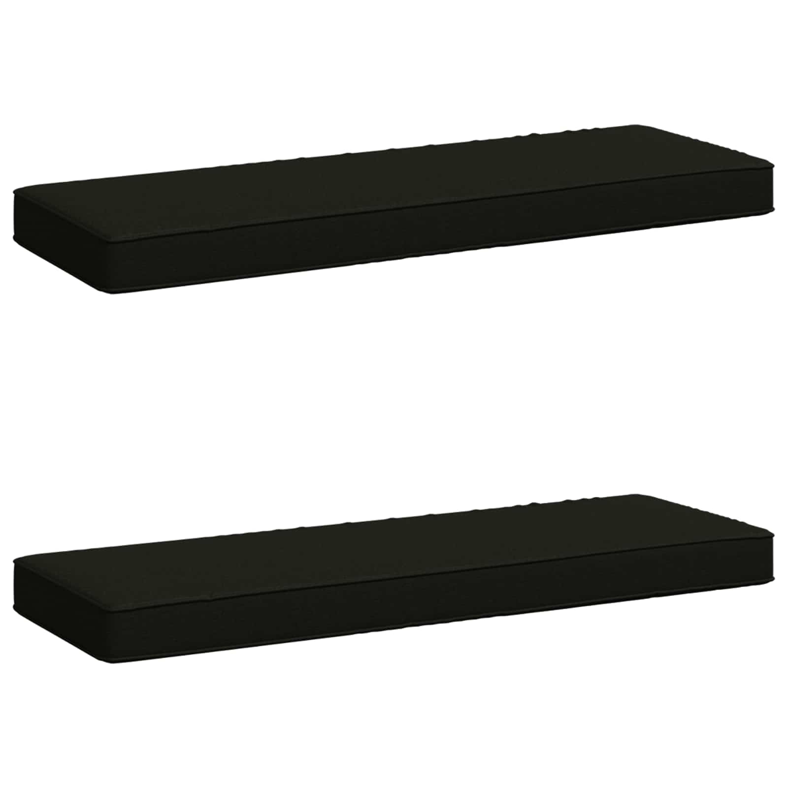 Калъфи за пейки, 2 части VUGHT 2 pcs 100% полиестер Черно — изображение 2