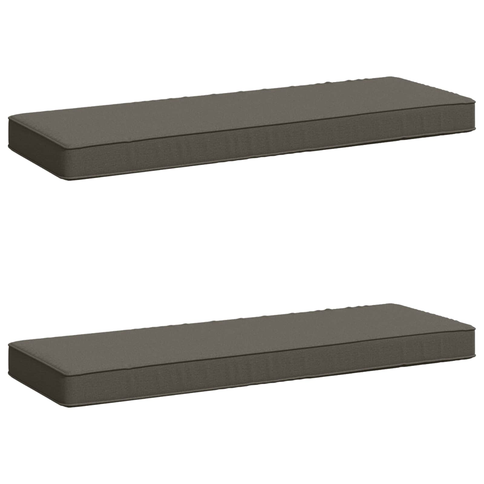 Калъфи за пейки, 2 части VUGHT 2 pcs 100% полиестер Сиво — изображение 2