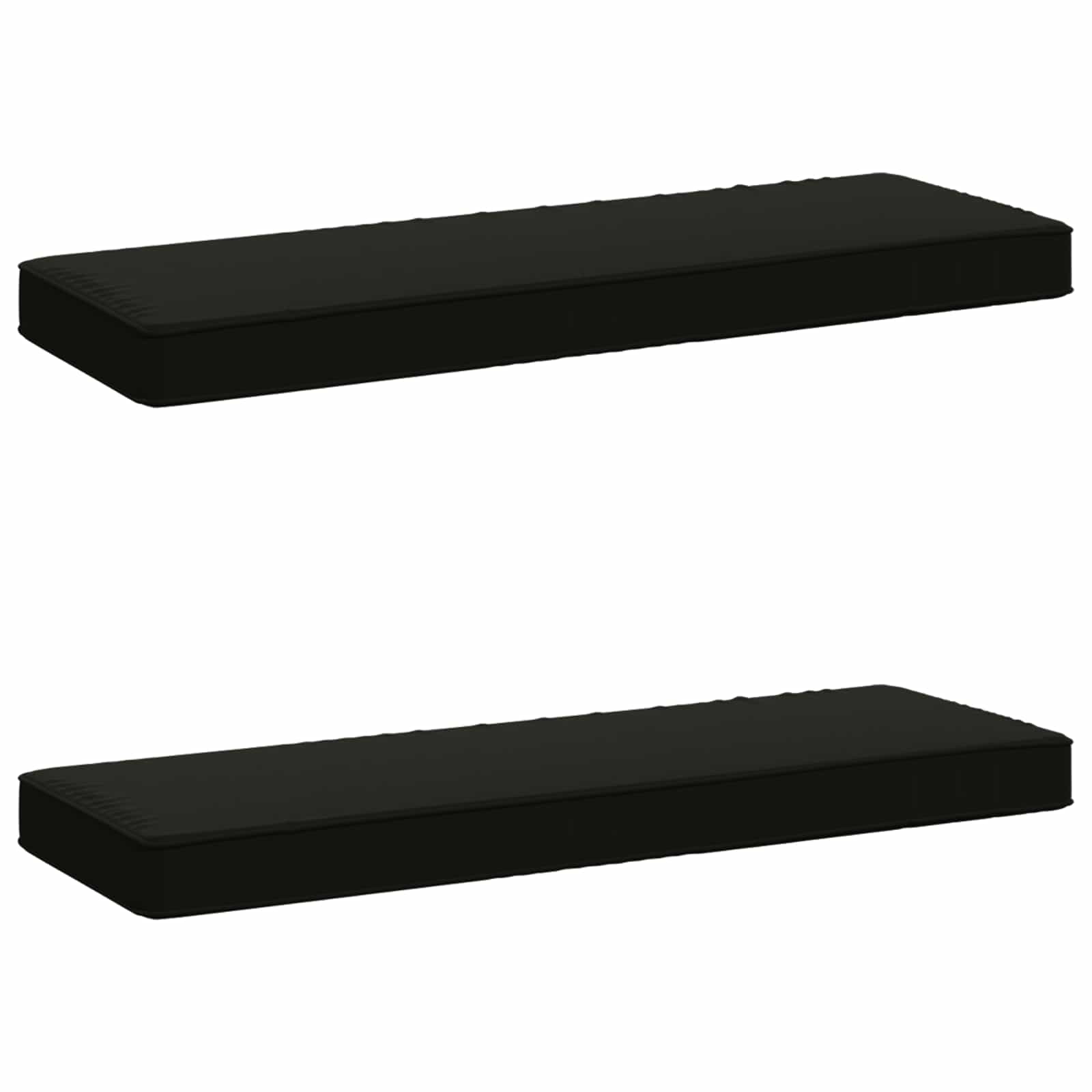 Калъфи за пейки, 2 части VUGHT 2 pcs 100% полиестер Черно — изображение 2