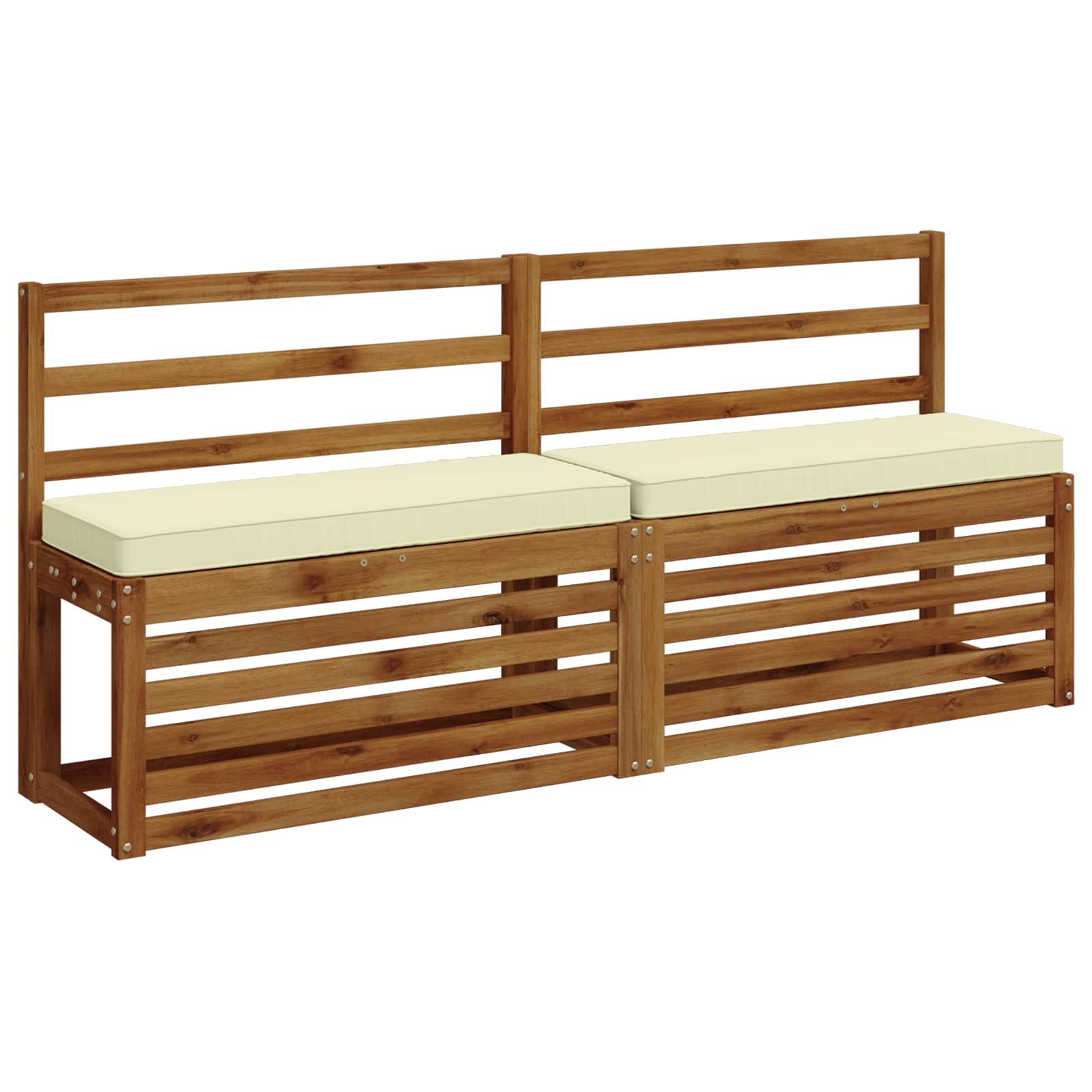 Калъф за пейка, 1 част VUGHT 100% полиестер Кремаво — изображение 2