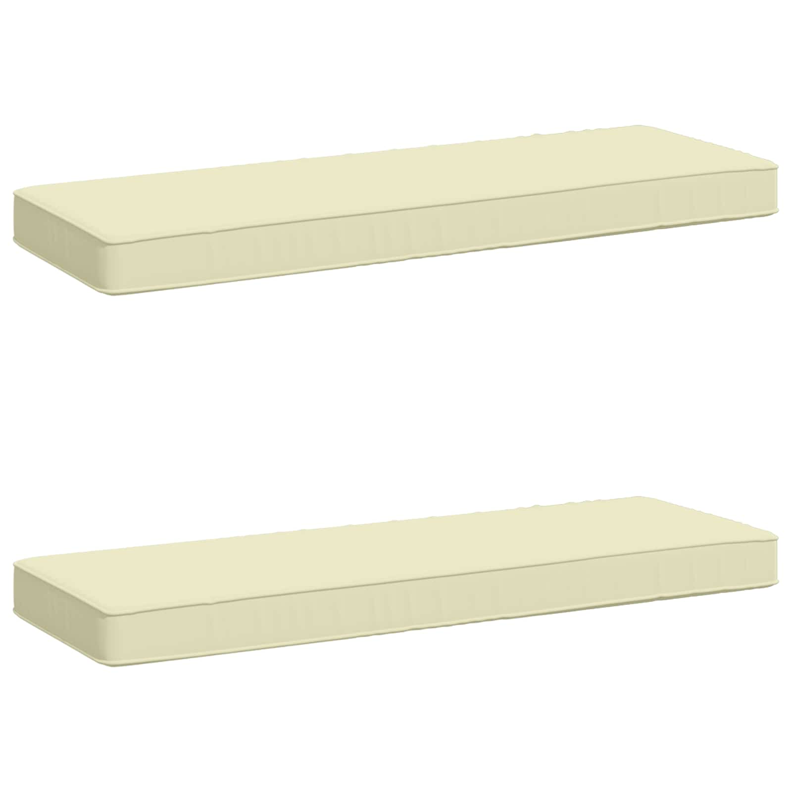 Калъфи за пейки, 2 части VUGHT 2 pcs 100% полиестер Кремаво
