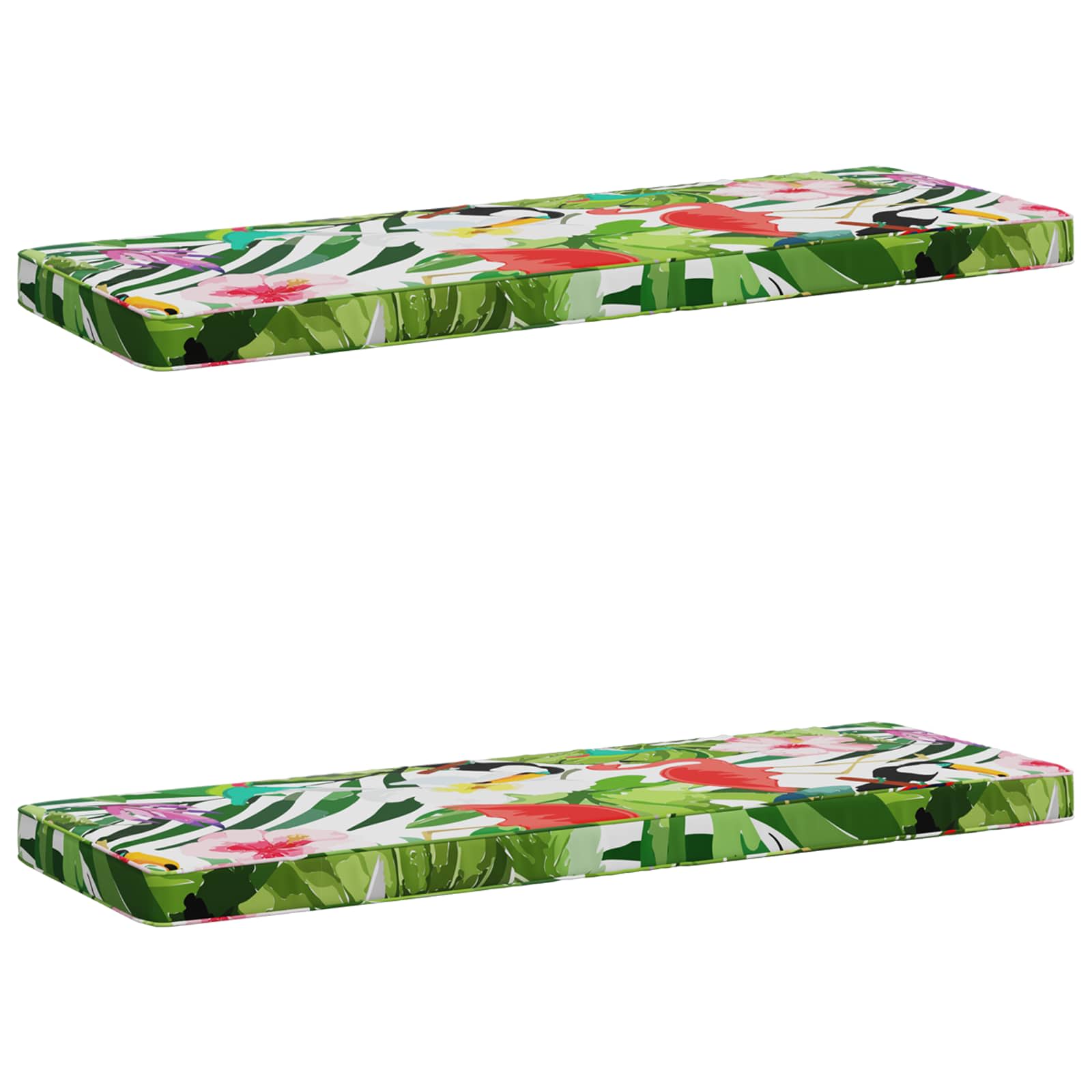 2-delige Bankkussens VUGHT 2 st 100% Polyester Meerkleurig image 1