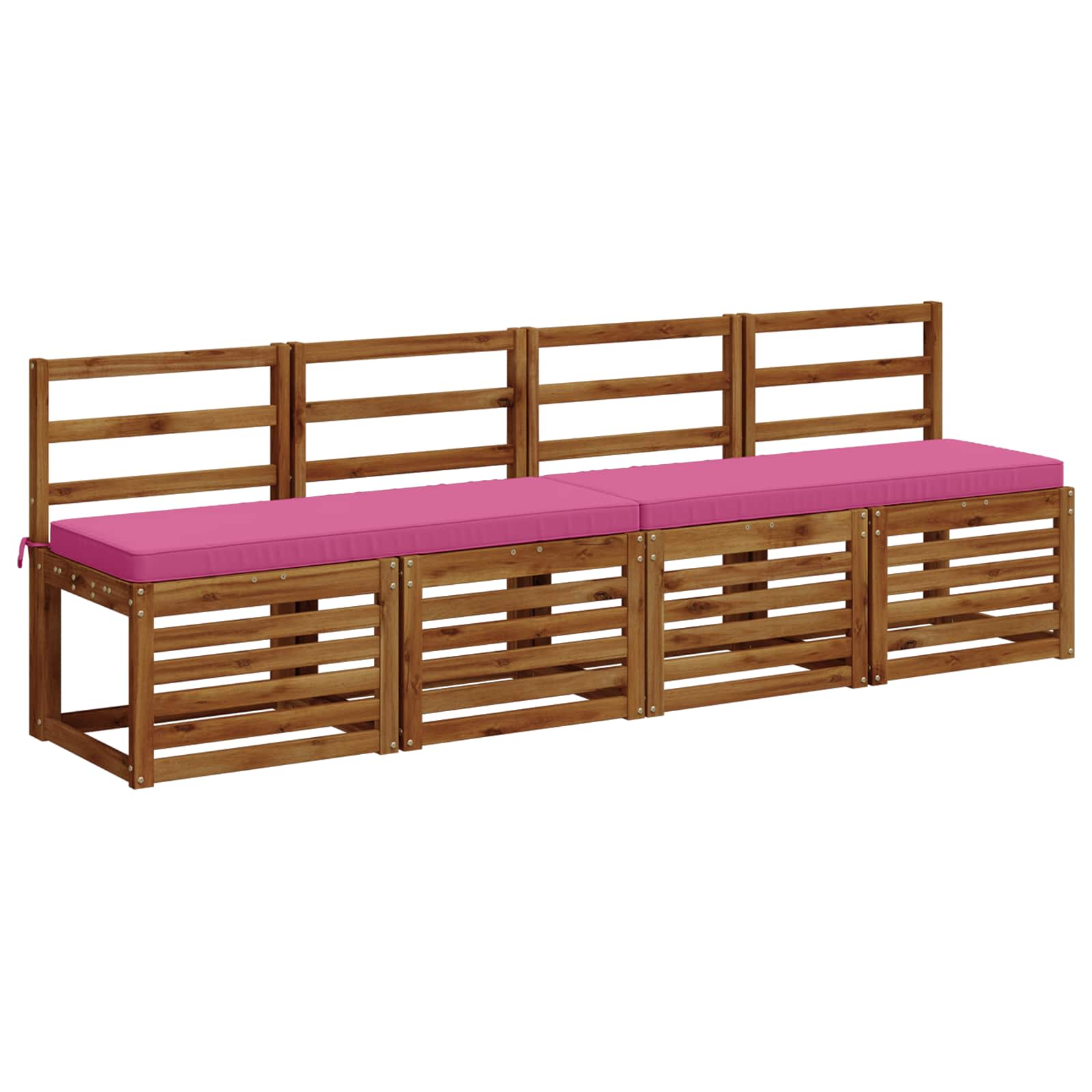 1-delig Bankkussen VUGHT 100% Polyester Roze 100 x 40 x 5 cm image 2