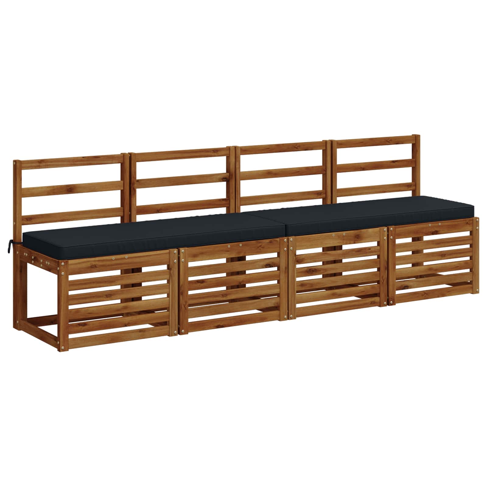 2-delige Bankkussens VUGHT 2 st 100% Polyester Donkerblauw image 3