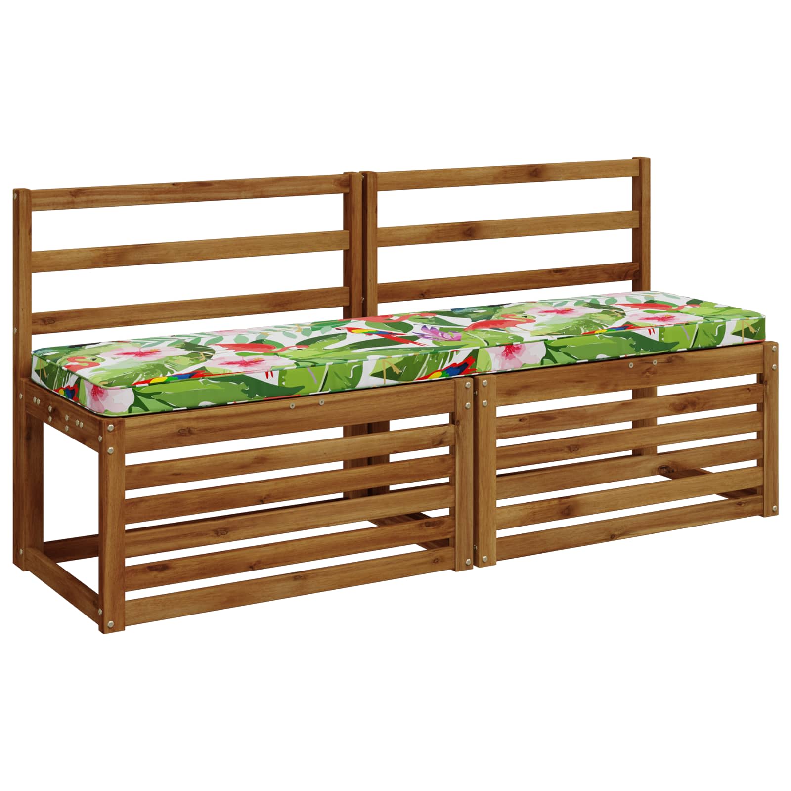 2-delige Bankkussens VUGHT 2 st 100% Polyester Meerkleurig image 2