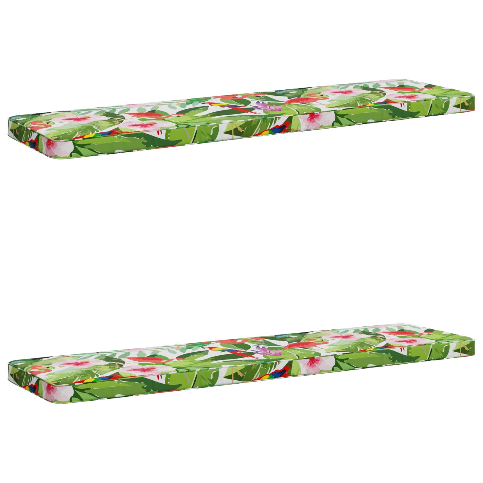 2-delige Bankkussens VUGHT 2 st 100% Polyester Meerkleurig image 1