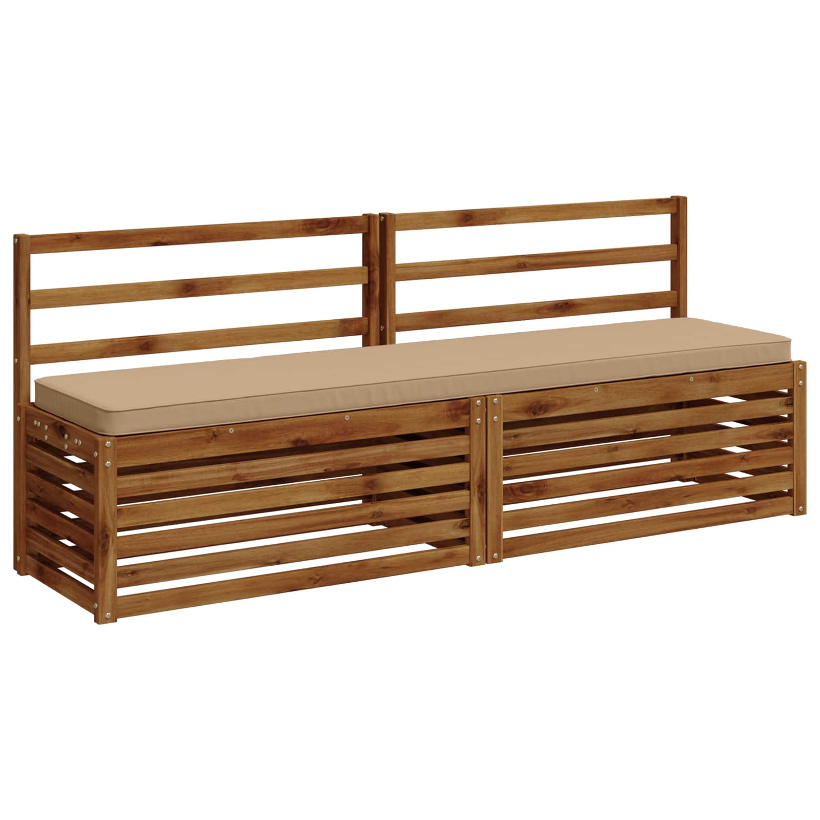 1-delig Bankkussen VUGHT 100% Polyester Zand 170 x 40 x 5 cm image 2