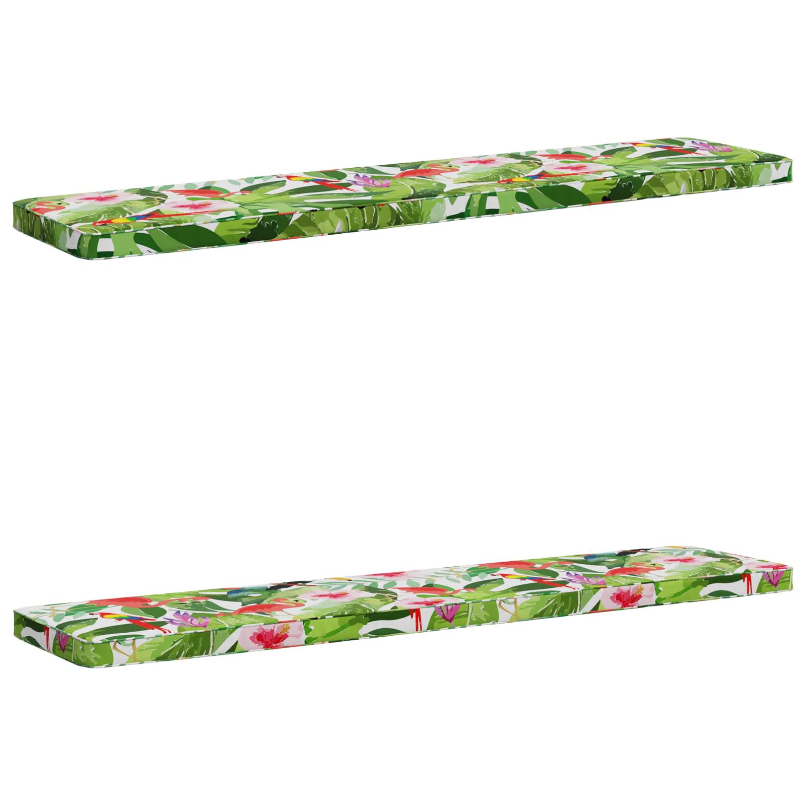 2-delige Bankkussens VUGHT 2 st 100% Polyester Meerkleurig image 1