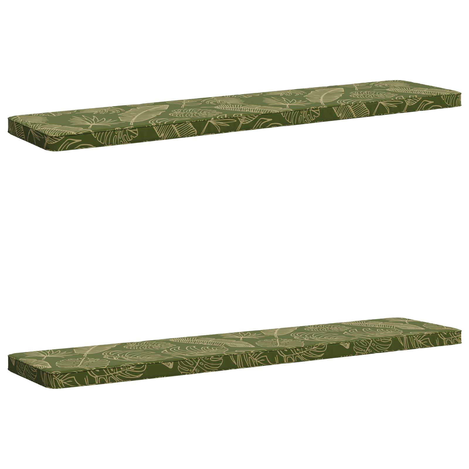2-delige Bankkussens VUGHT 2 st 100% Polyester Bladontwerp image 2