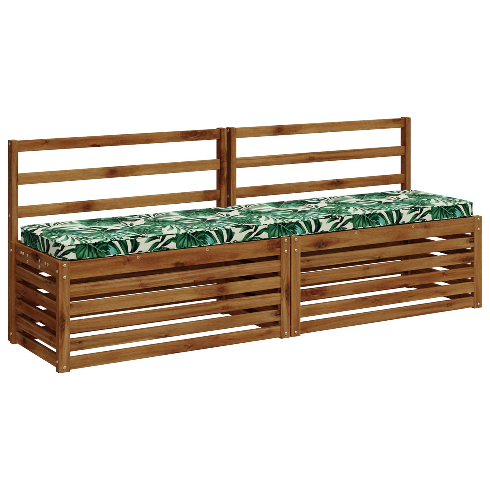 1-delig Bankkussen VUGHT 100% Polyester Bladpatroon image 3