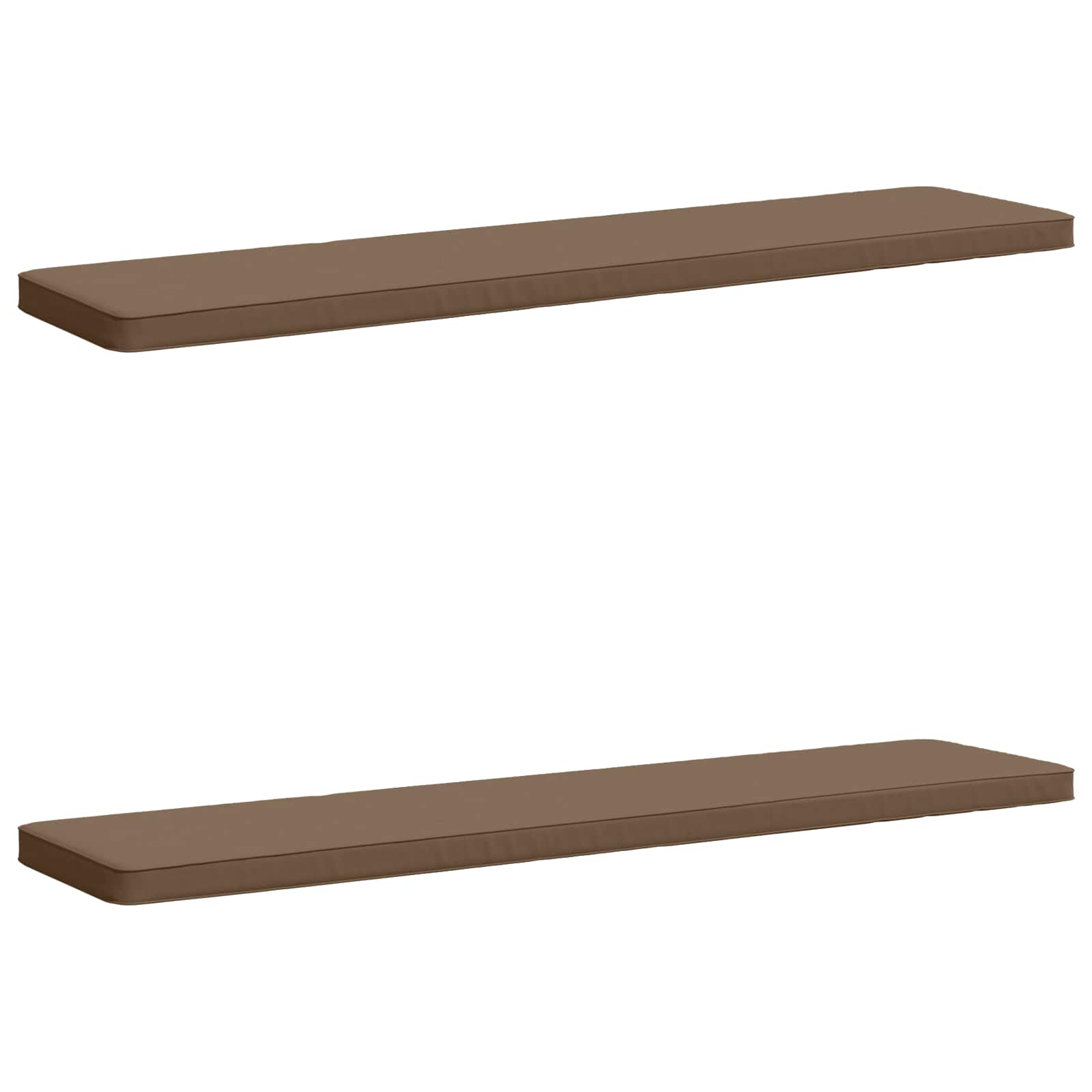 2-delige Bankkussens VUGHT 2 st 100% Polyester Taupe image 2