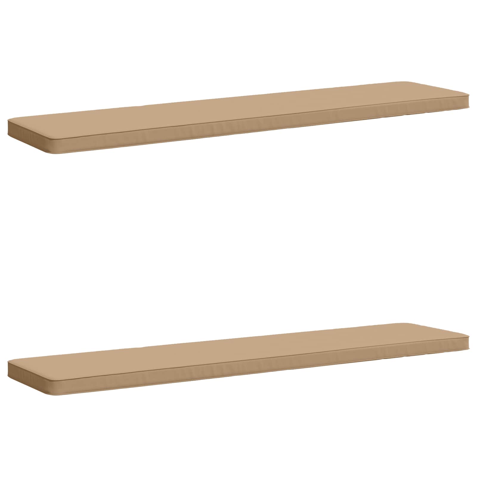 2-delige Bankkussens VUGHT 2 st 100% Polyester Zand image 1