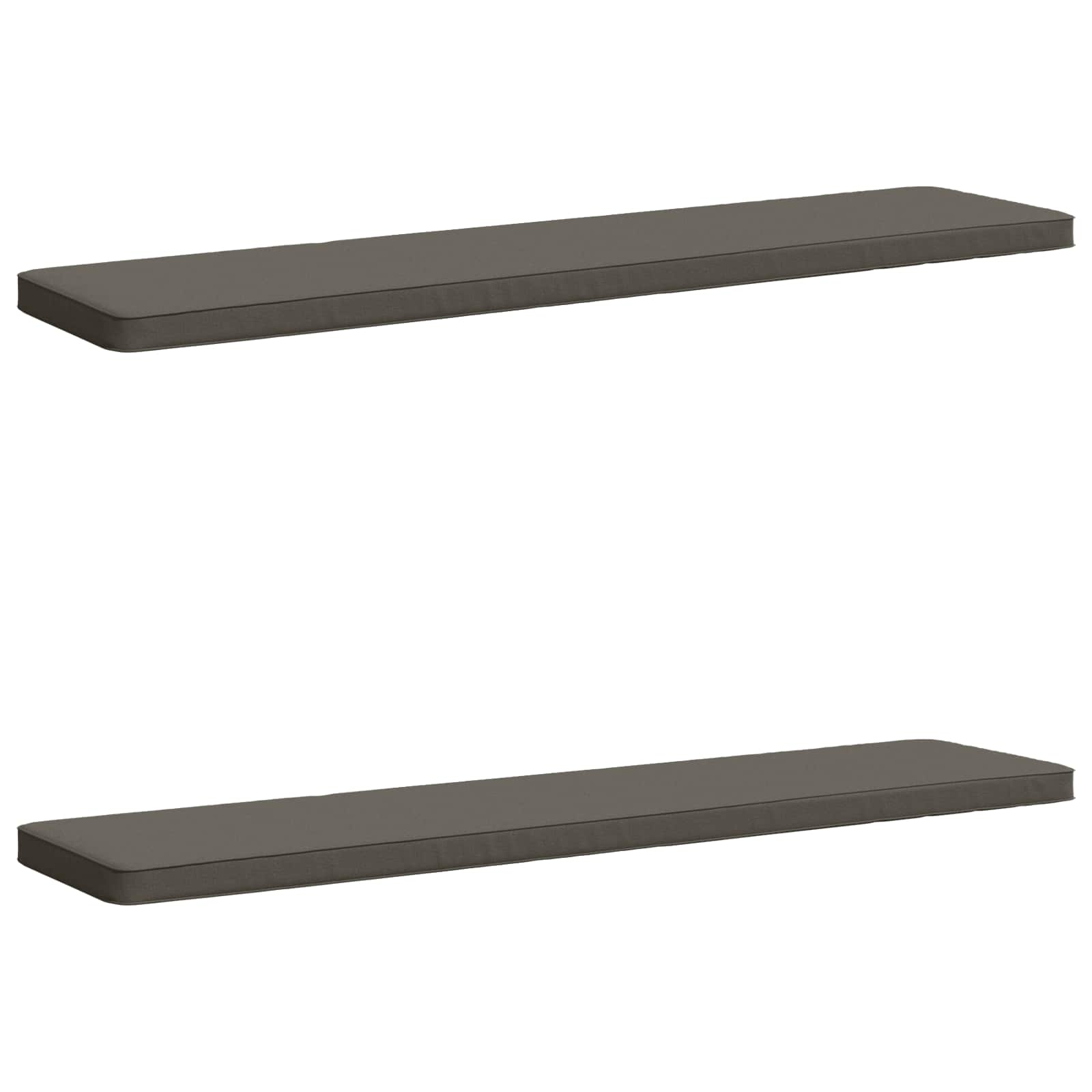 2-delige Bankkussens VUGHT 2 st 100% Polyester Grijs image 2