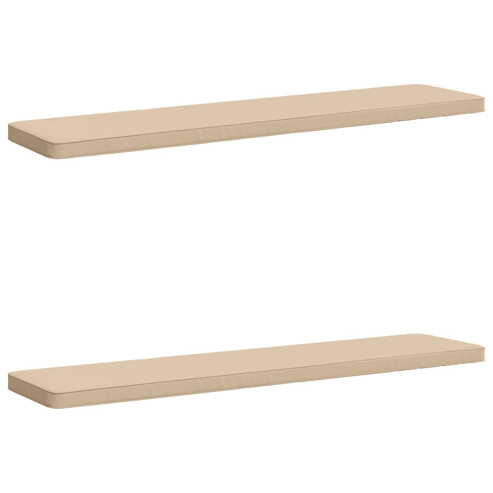 2-delige Bankkussens VUGHT 2 st 100% Polyester Crèmekleurig image 2