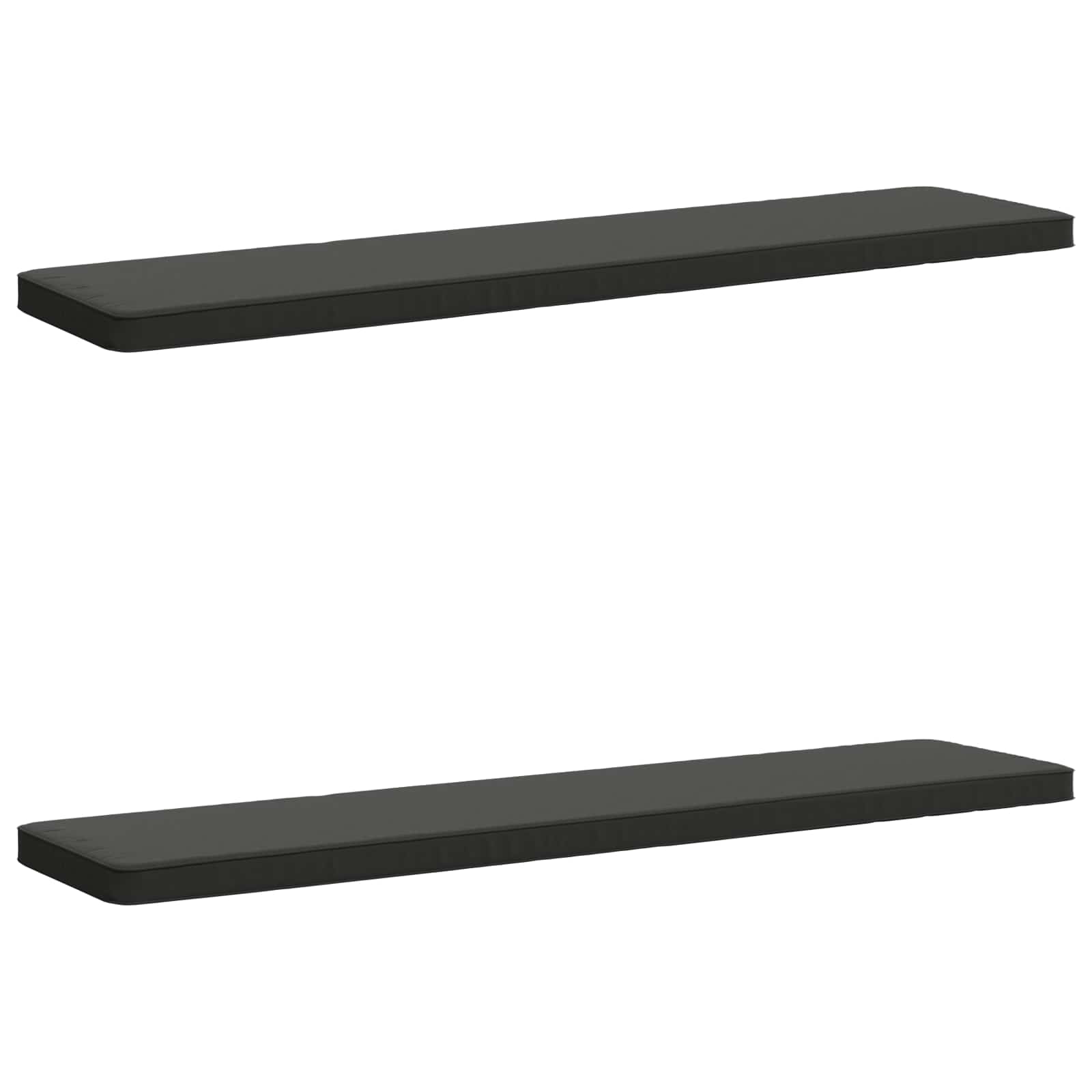 2-delige Bankkussens VUGHT 2 st 100% Polyester Antraciet image 2