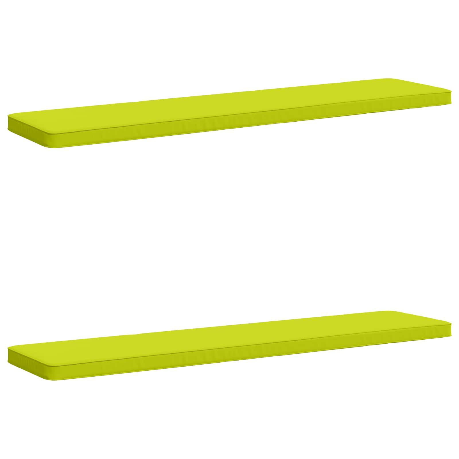 2-delige Bankkussens VUGHT 2 st 100% Polyester Helder groen image 2