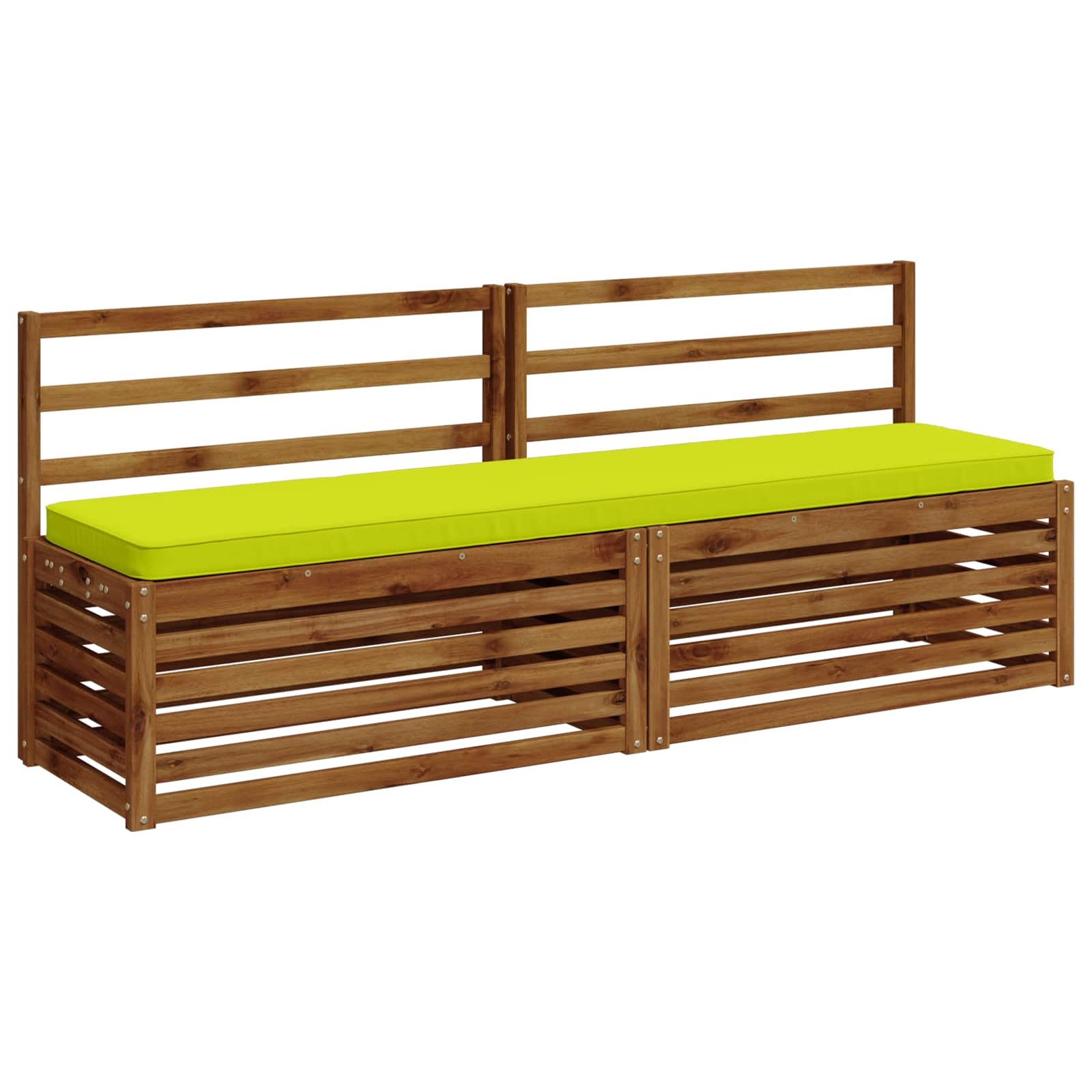 2-delige Bankkussens VUGHT 2 st 100% Polyester Helder groen image 3
