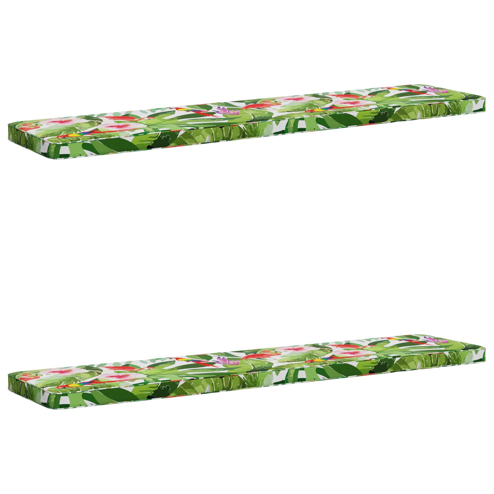 2-delige Bankkussens VUGHT 2 st 100% Polyester Meerkleurig image 1
