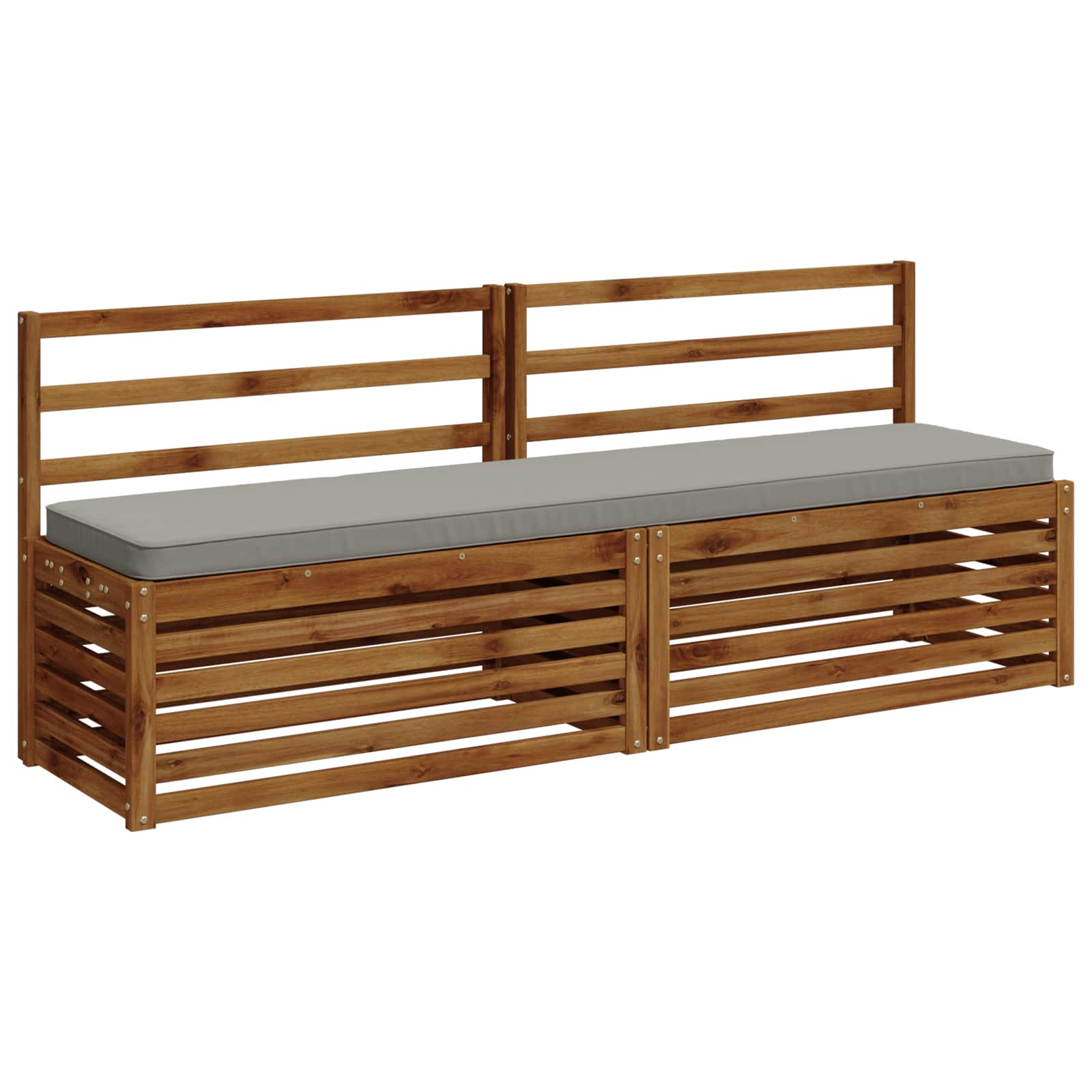 1-delig Bankkussen VUGHT 100% Polyester Grijs 200 x 40 x 5 cm image 3