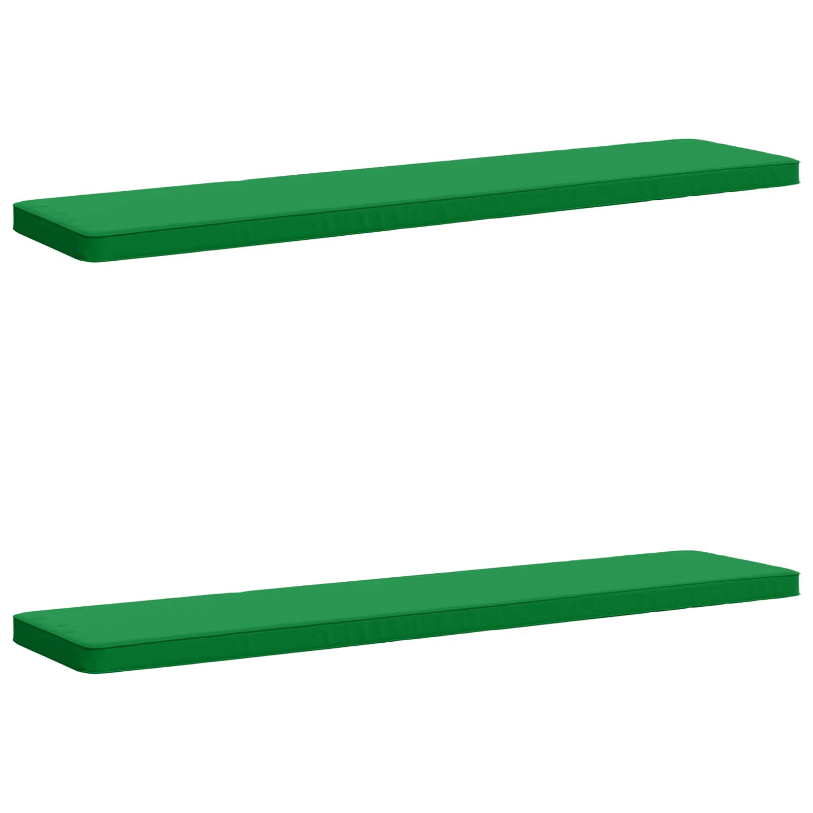 2-delige Bankkussens VUGHT 2 st 100% Polyester Groen image 2