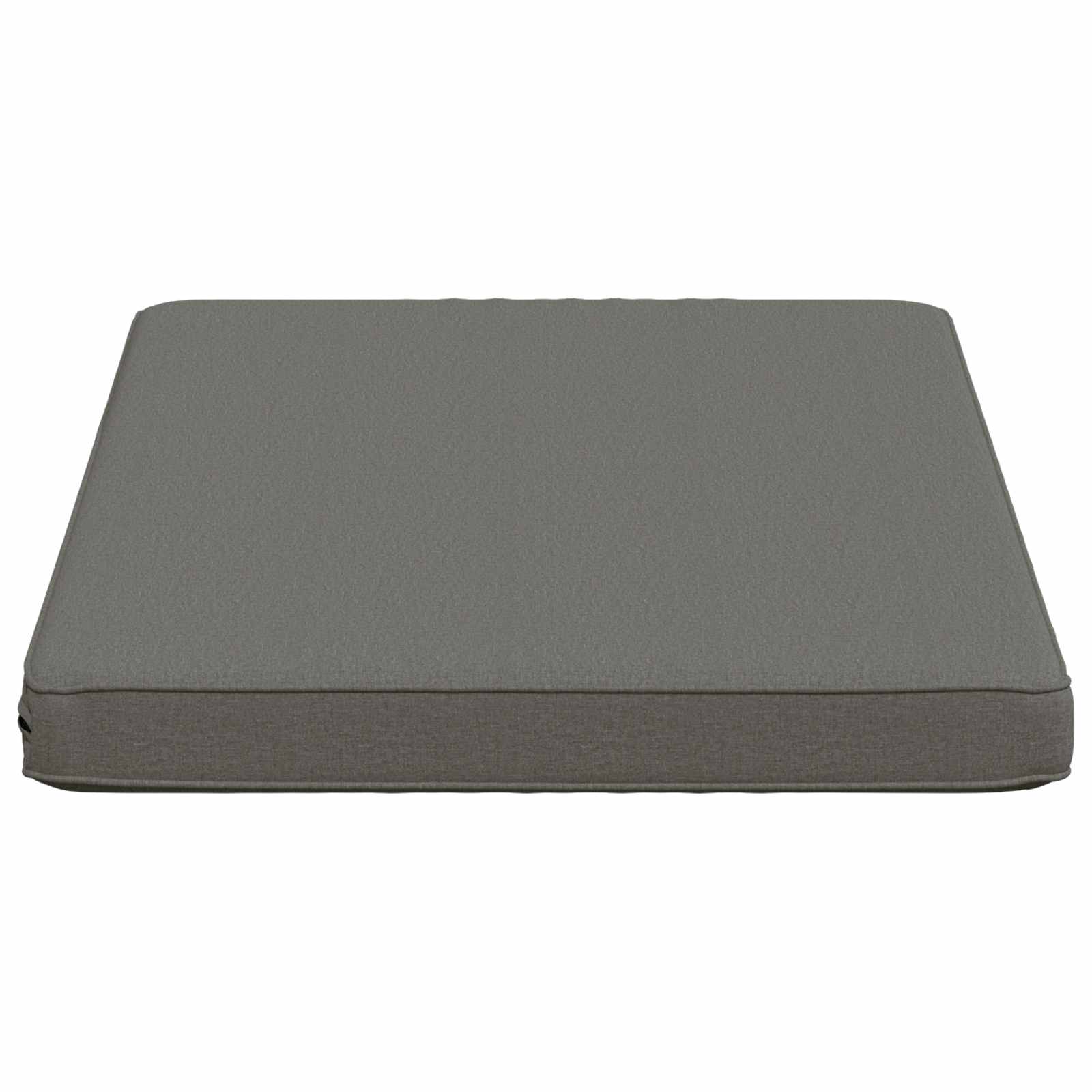 vidaXL 1-delig Bankkussen VUGHT 100% Polyester Grijs 60 x 50 x 5 cm, foto 4