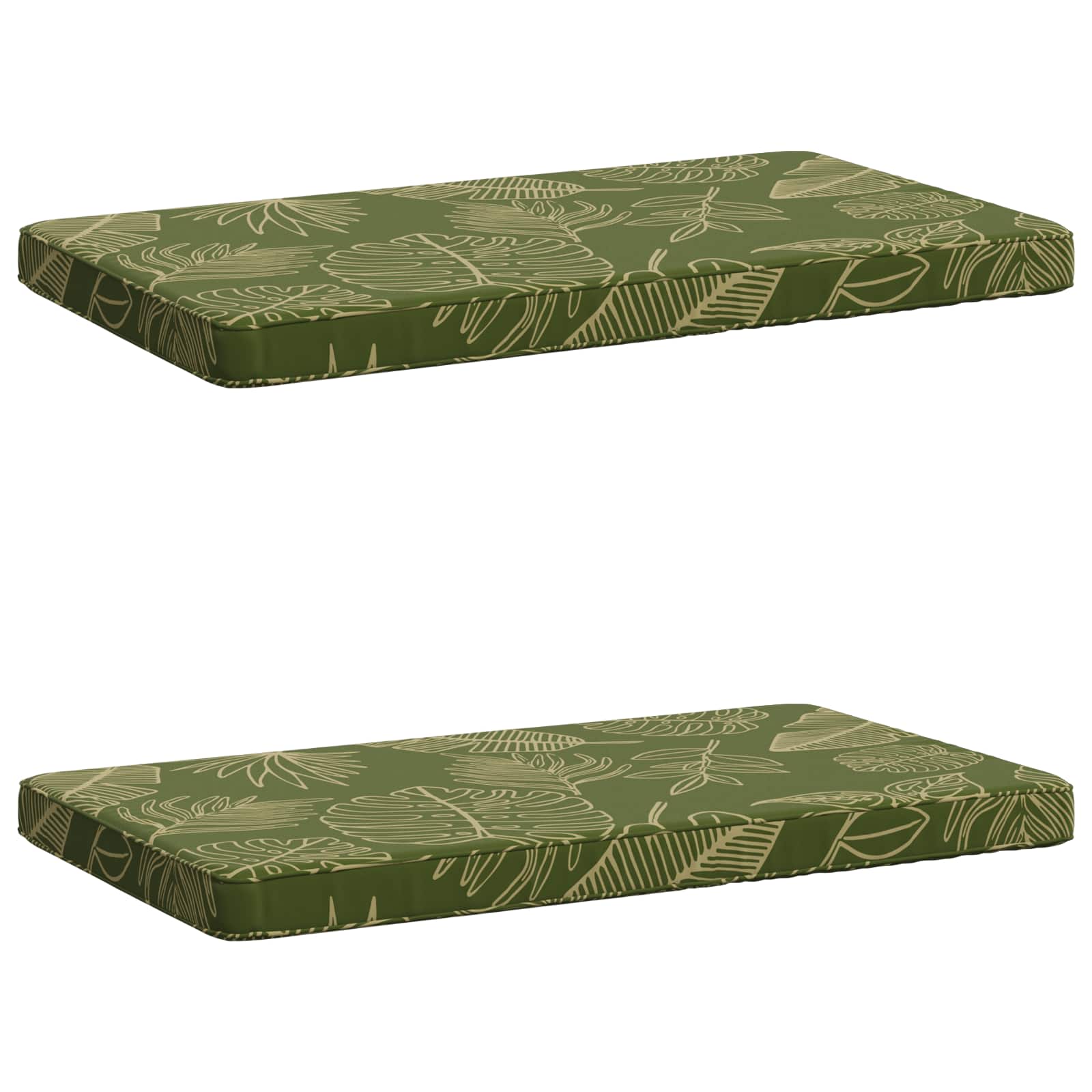 2-delige Bankkussens VUGHT 2 st 100% Polyester Bladontwerp image 2