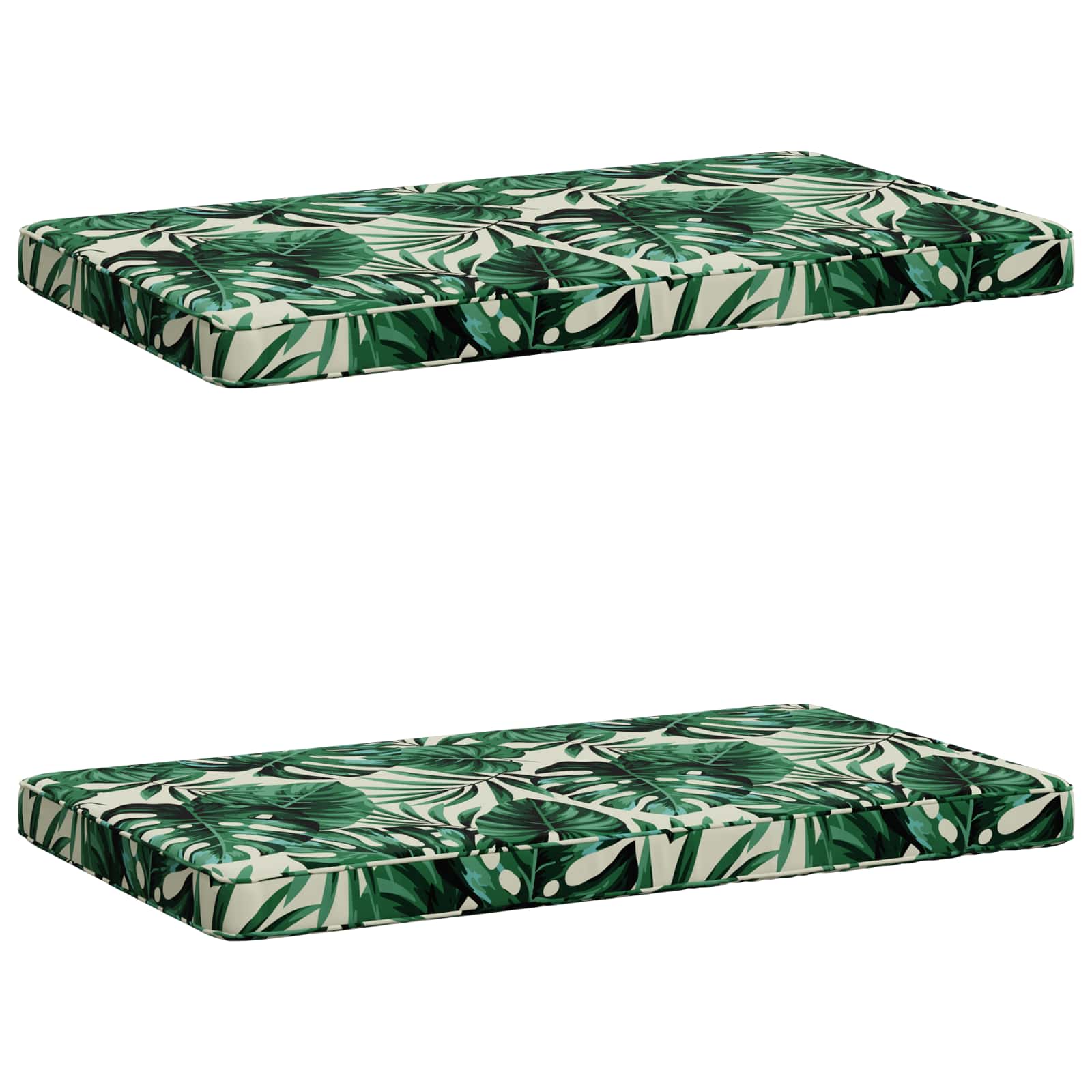 2-delige Bankkussens VUGHT 2 st 100% Polyester Bladpatroon image 2