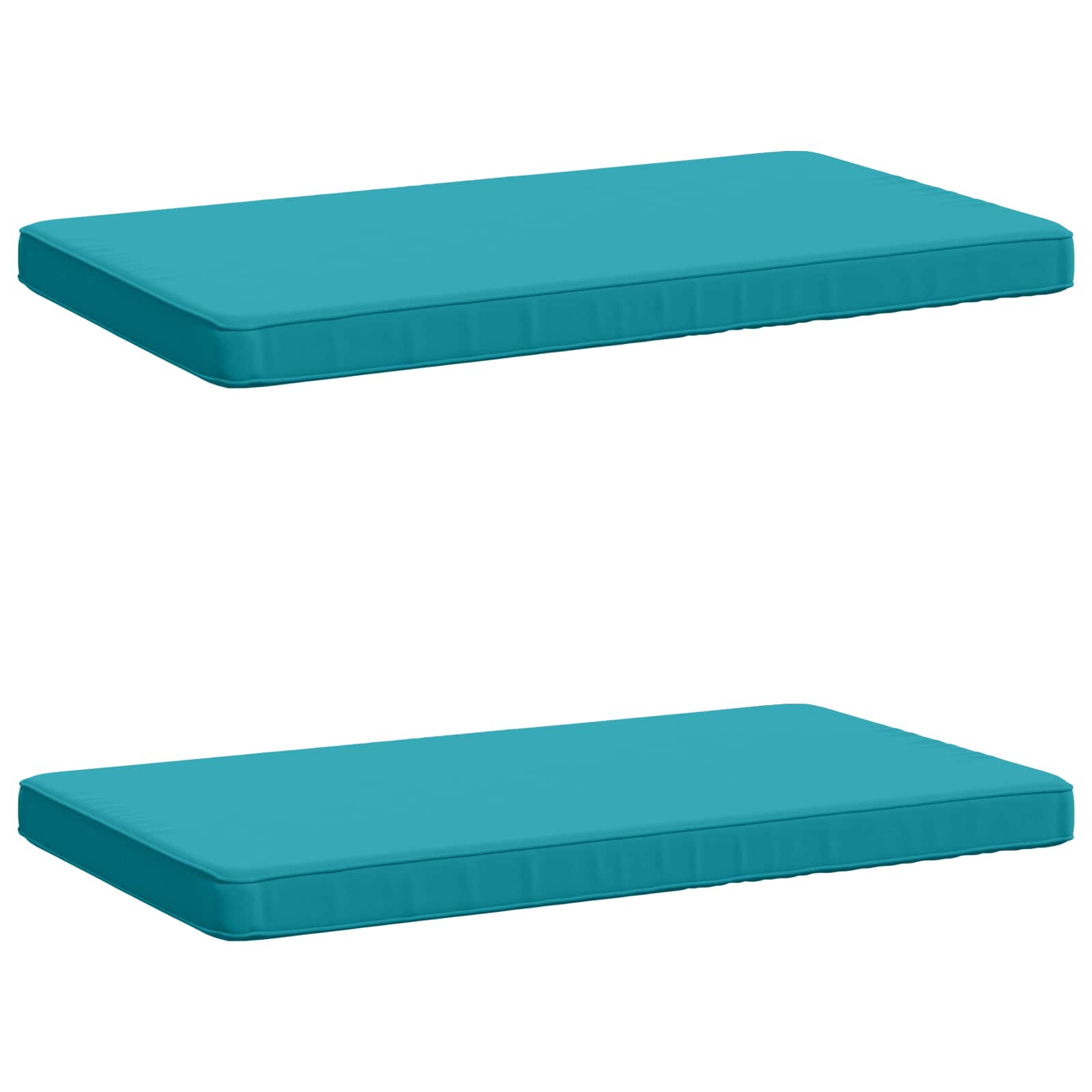 2-delige Bankkussens VUGHT 2 st 100% Polyester Turquoise image 2