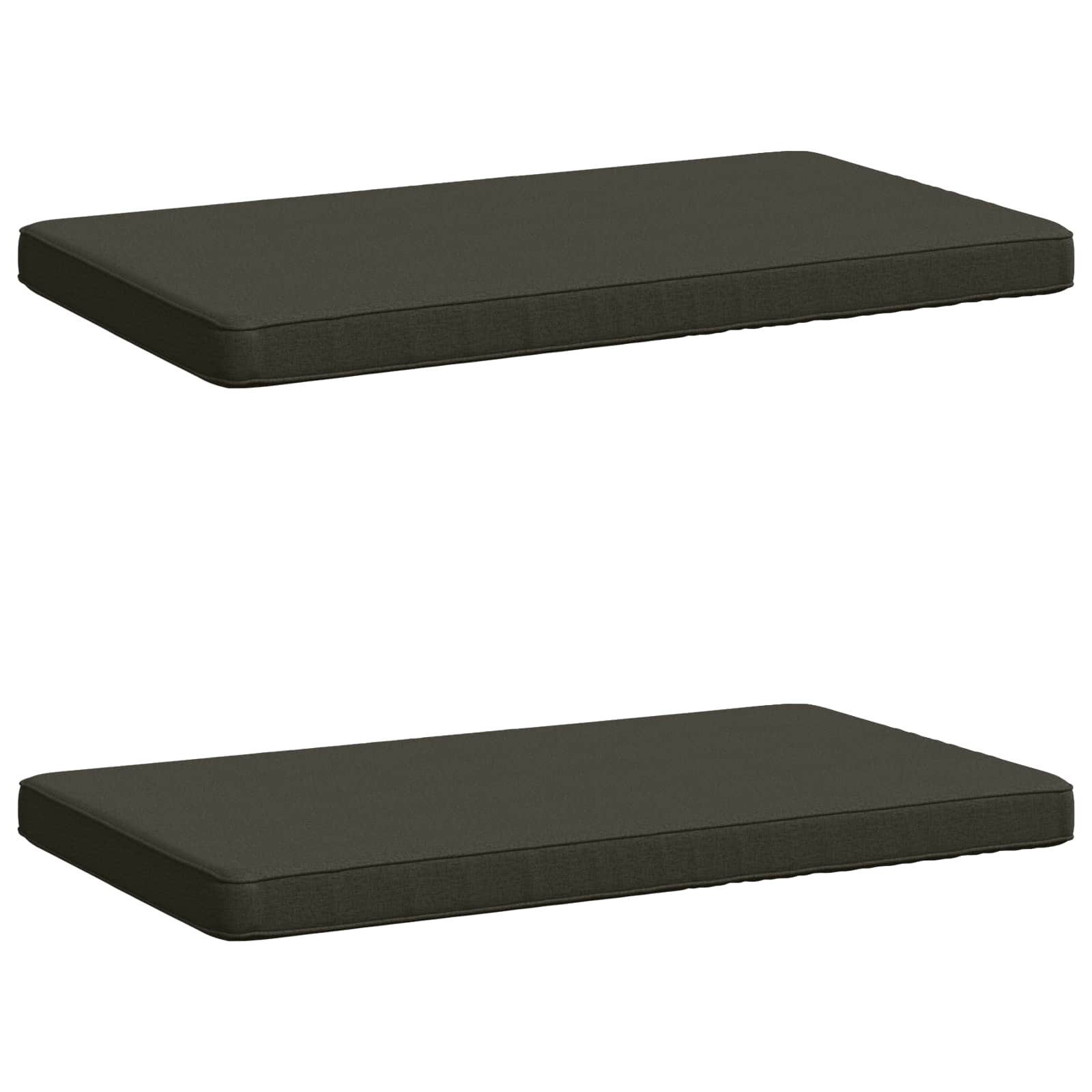 2-delige Bankkussens VUGHT 2 st 100% Polyester Antraciet image 1