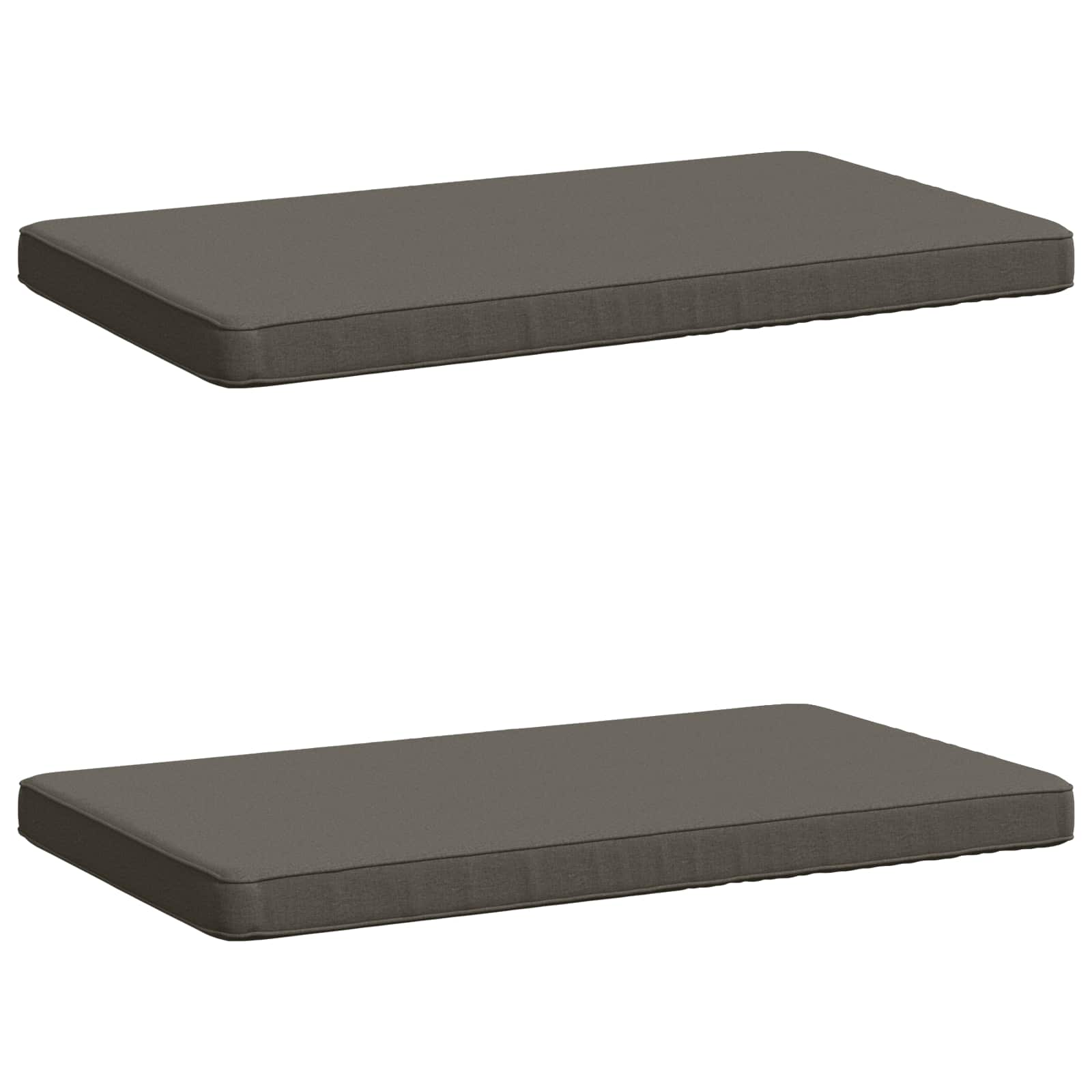 2-delige Bankkussens VUGHT 2 st 100% Polyester Grijs image 1