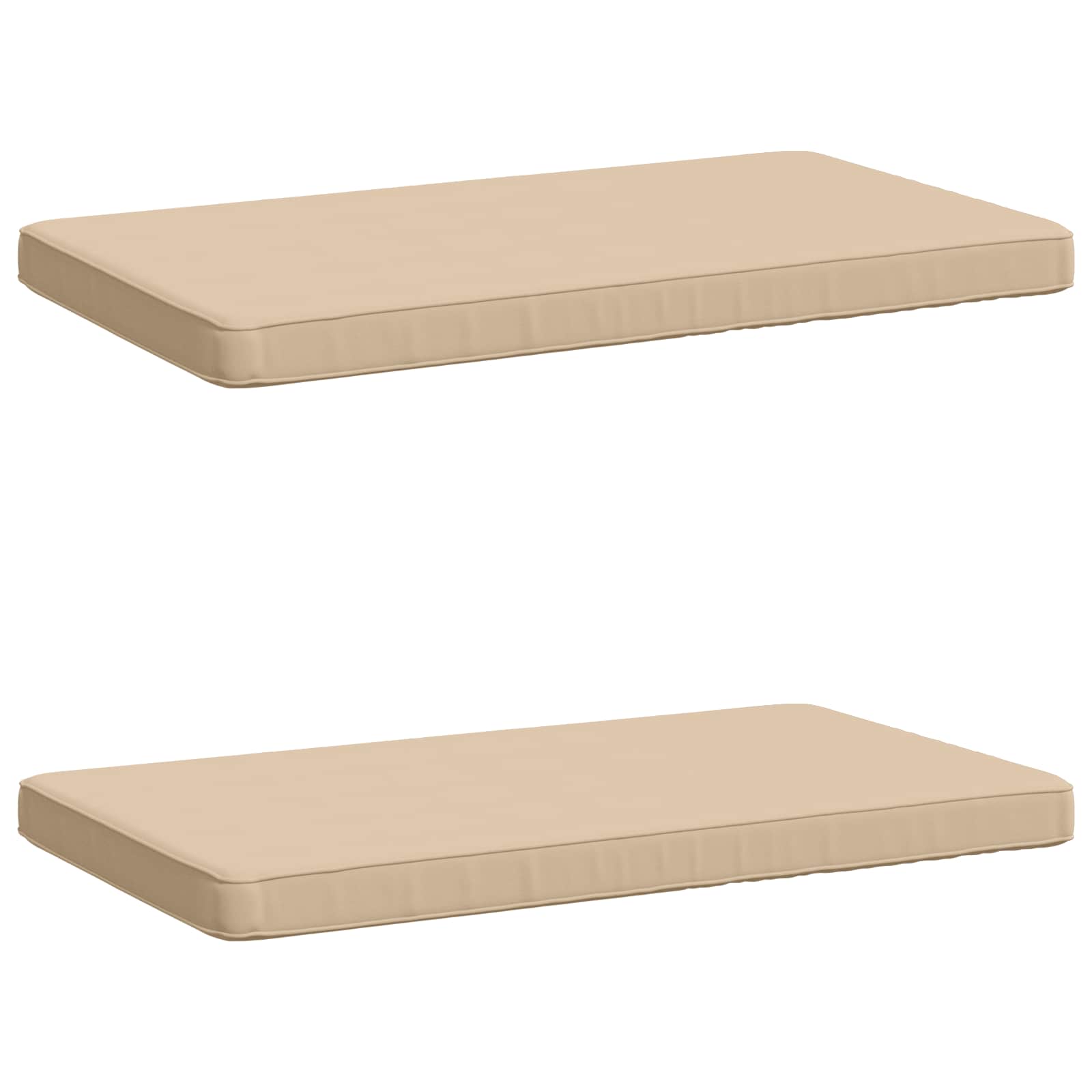 2-delige Bankkussens VUGHT 2 st 100% Polyester Crèmekleurig image 2