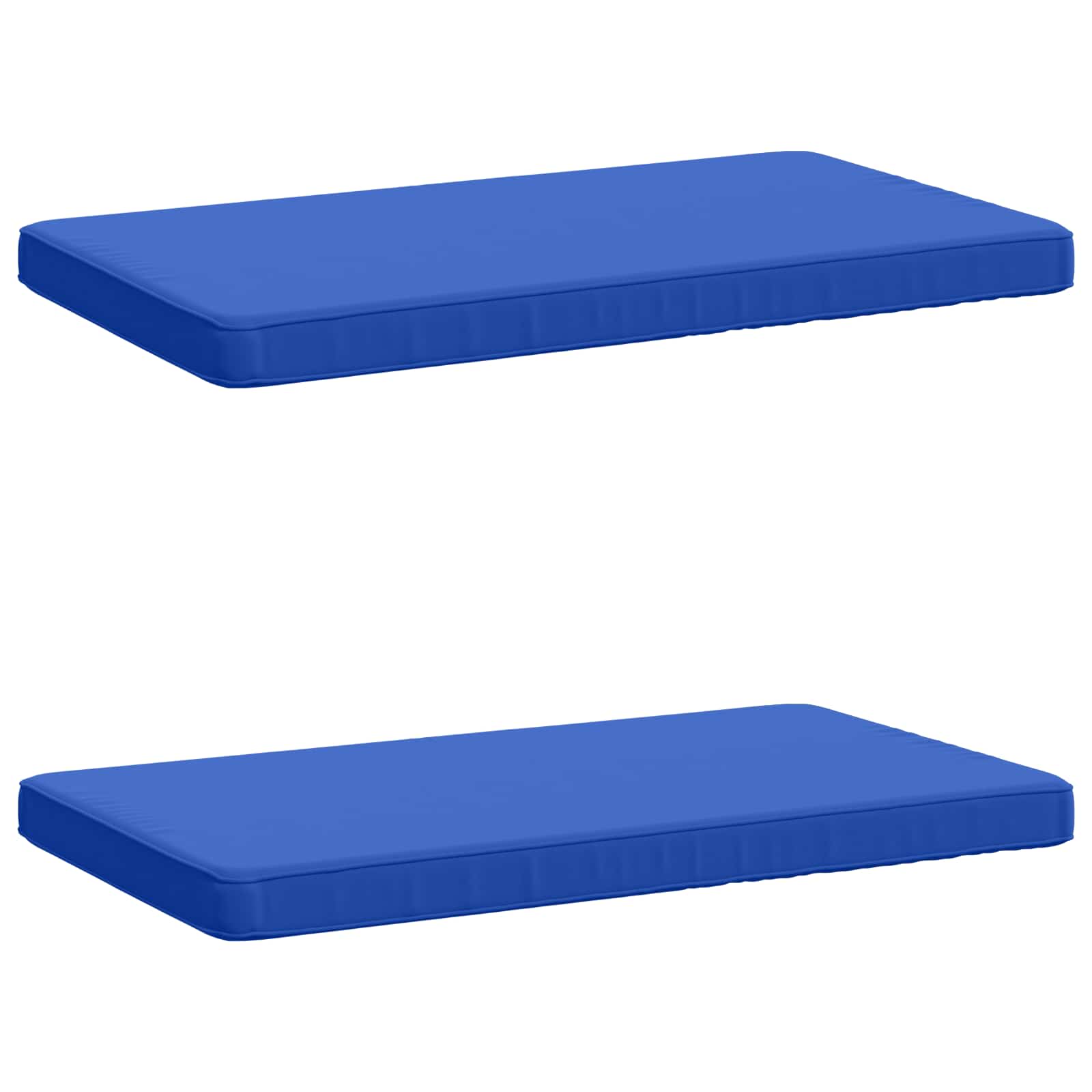 2-delige Bankkussens VUGHT 2 st 100% Polyester Koninklijk Blauw image 2