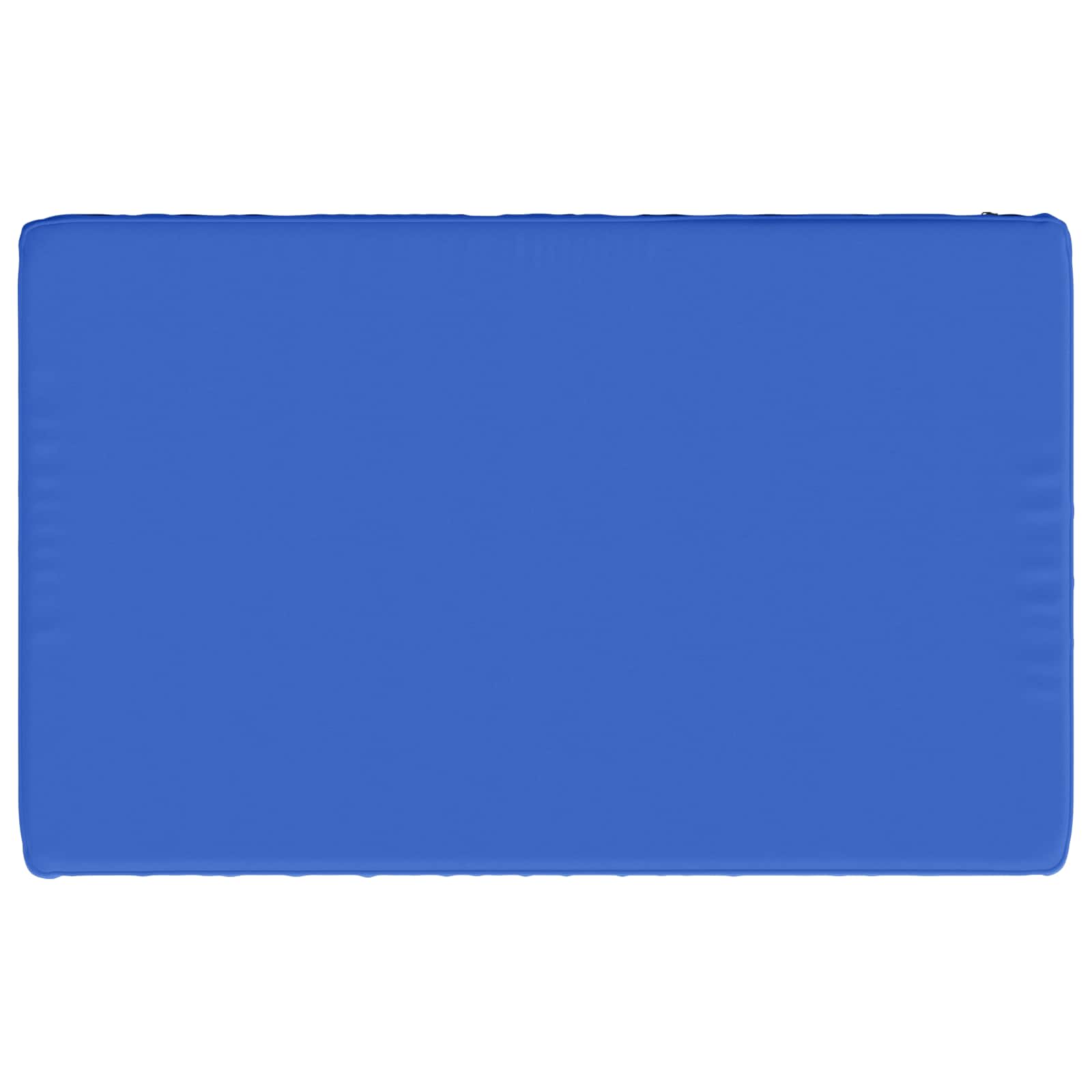 2-delige Bankkussens VUGHT 2 st 100% Polyester Koninklijk Blauw image 7