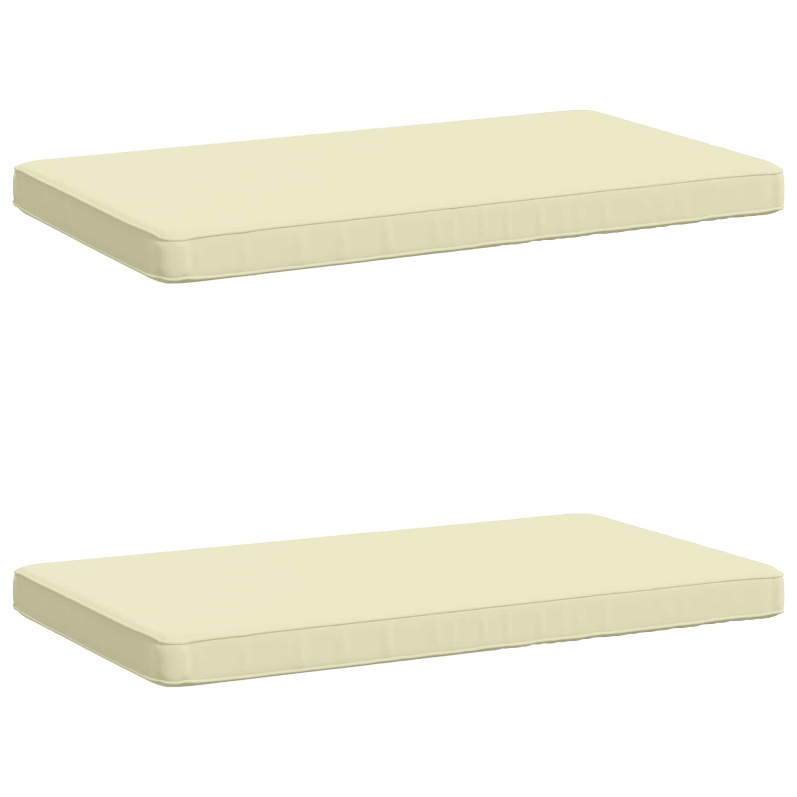 2-delige Bankkussens VUGHT 2 st 100% Polyester Crèmekleurig image 2