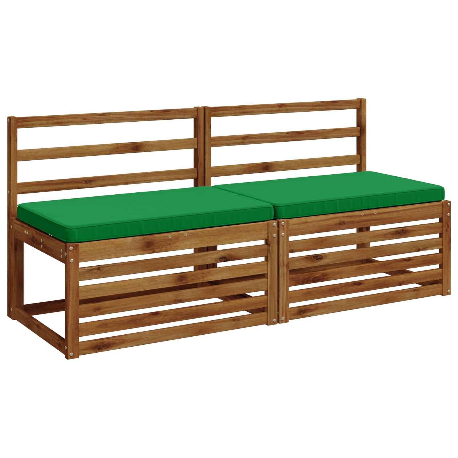 2-delige Bankkussens VUGHT 2 st 100% Polyester Groen image 3