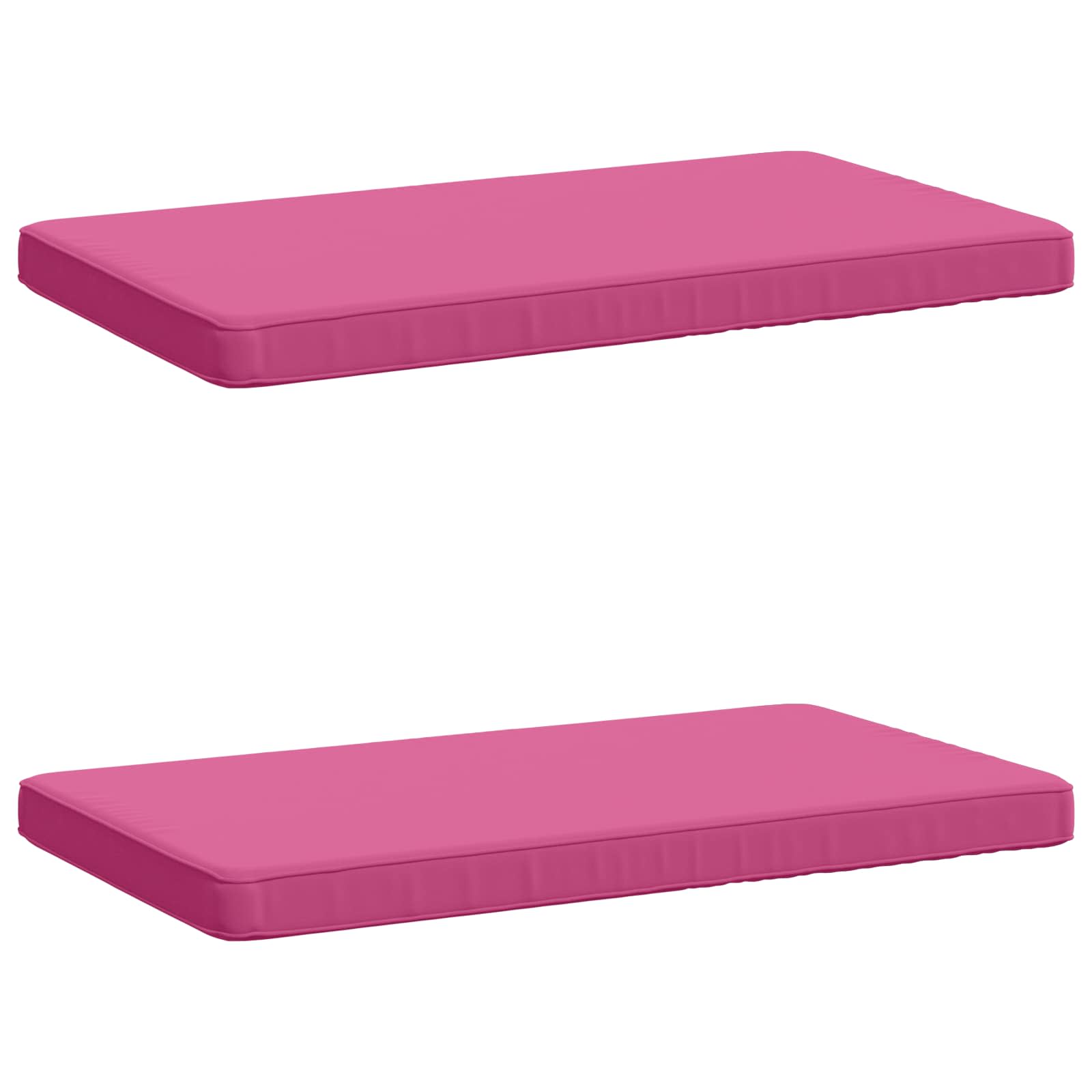 2-delige Bankkussens VUGHT 2 st 100% Polyester Roze image 1