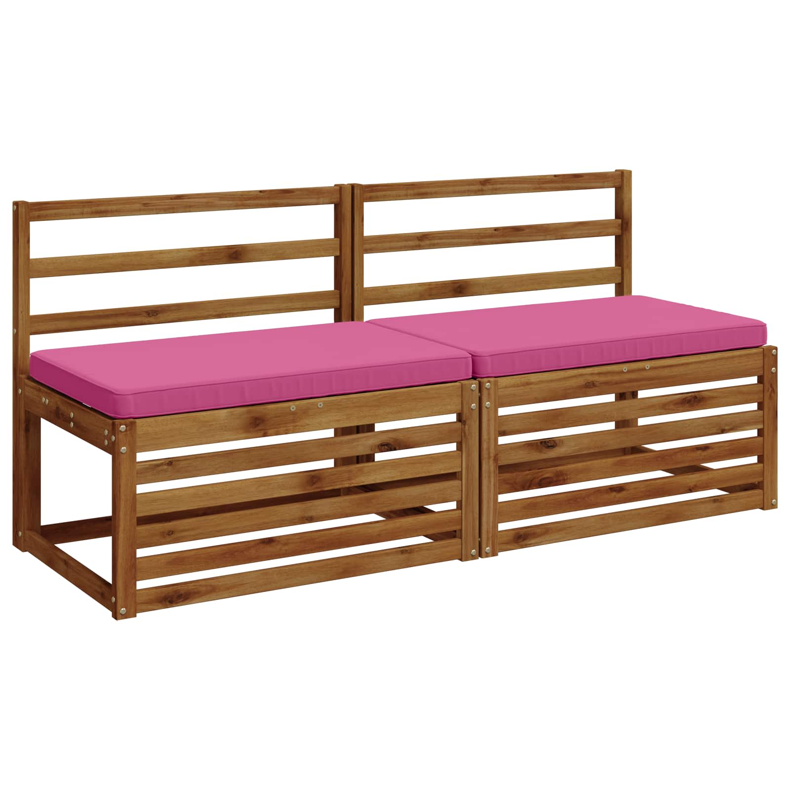 2-delige Bankkussens VUGHT 2 st 100% Polyester Roze image 2