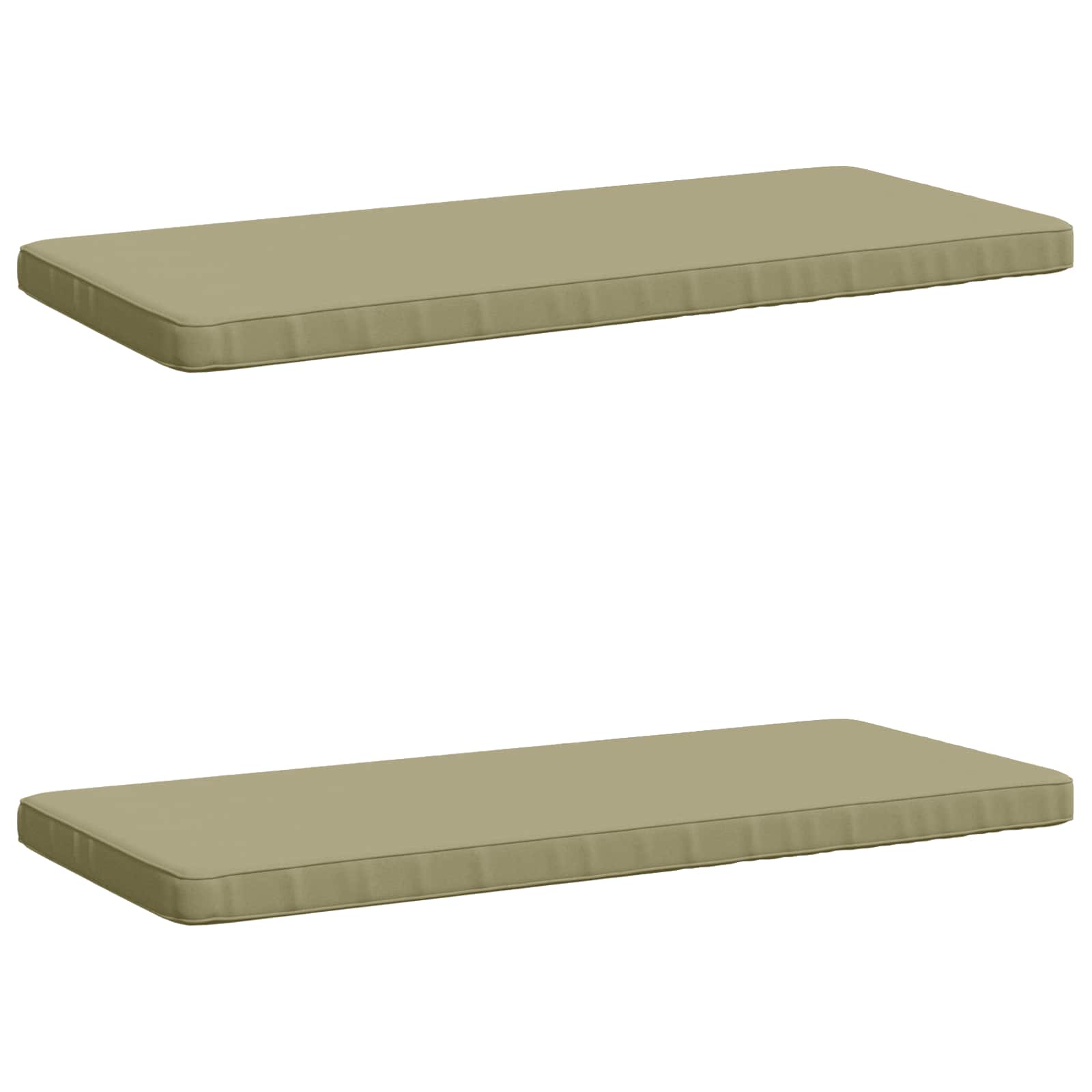 2-delige Bankkussens VUGHT 2 st 100% Polyester Lichtgroen image 2