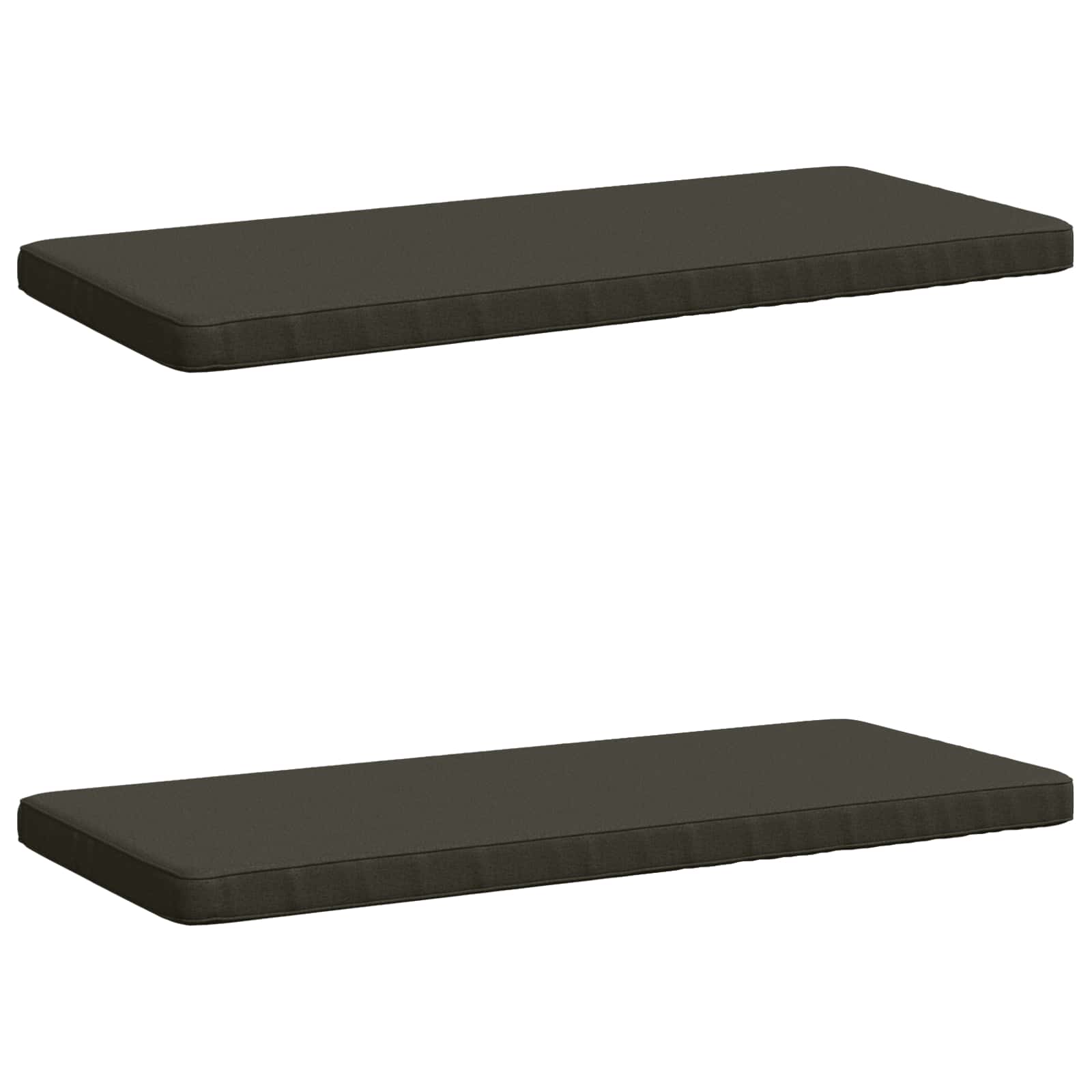 2-delige Bankkussens VUGHT 2 st 100% Polyester Antraciet image 2