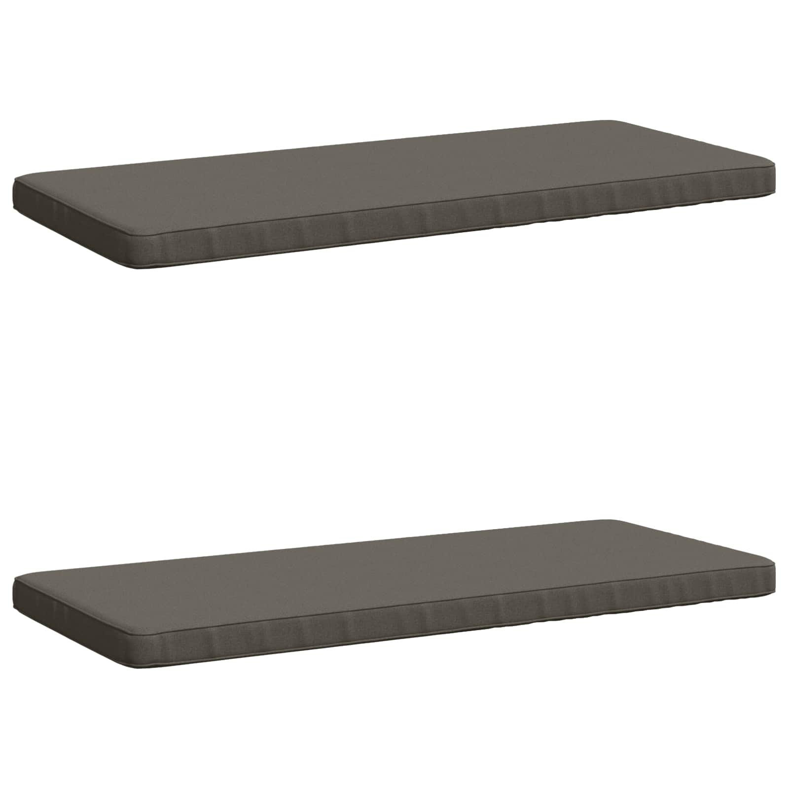 2-delige Bankkussens VUGHT 2 st 100% Polyester Grijs image 2