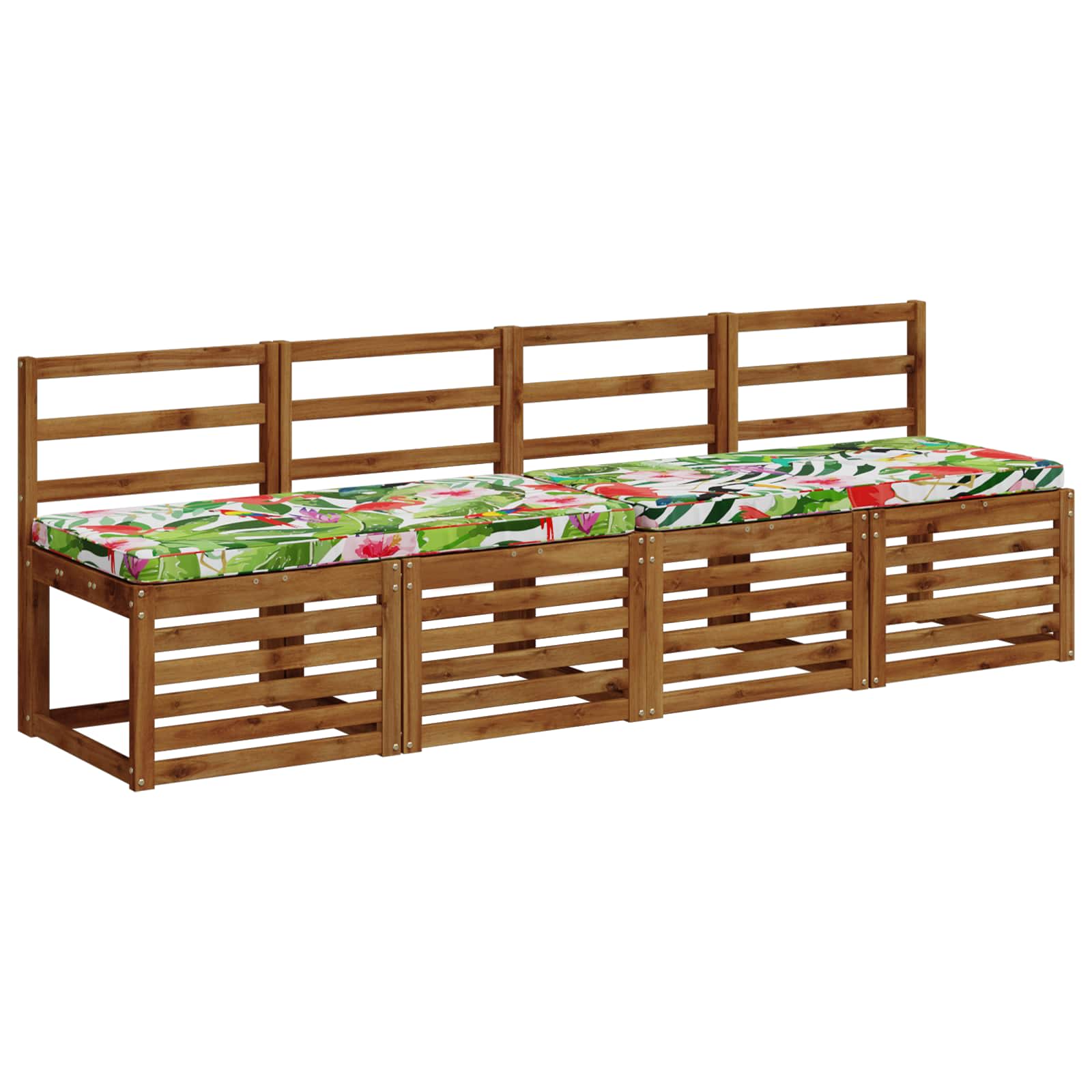 2-delige Bankkussens VUGHT 2 st 100% Polyester Meerkleurig image 2