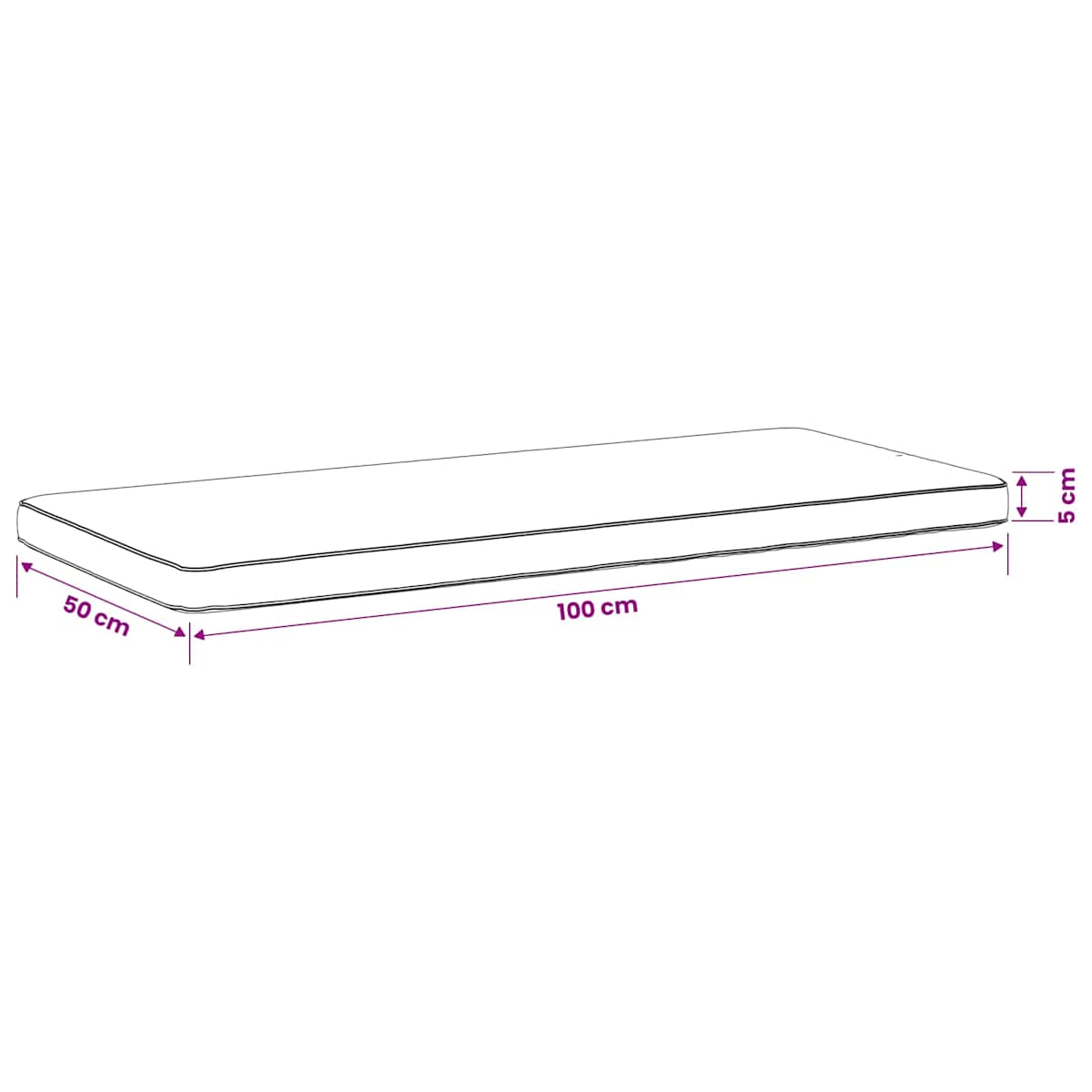 Bænkepude VUGHT 100% polyester x 5 cm - Billede 10