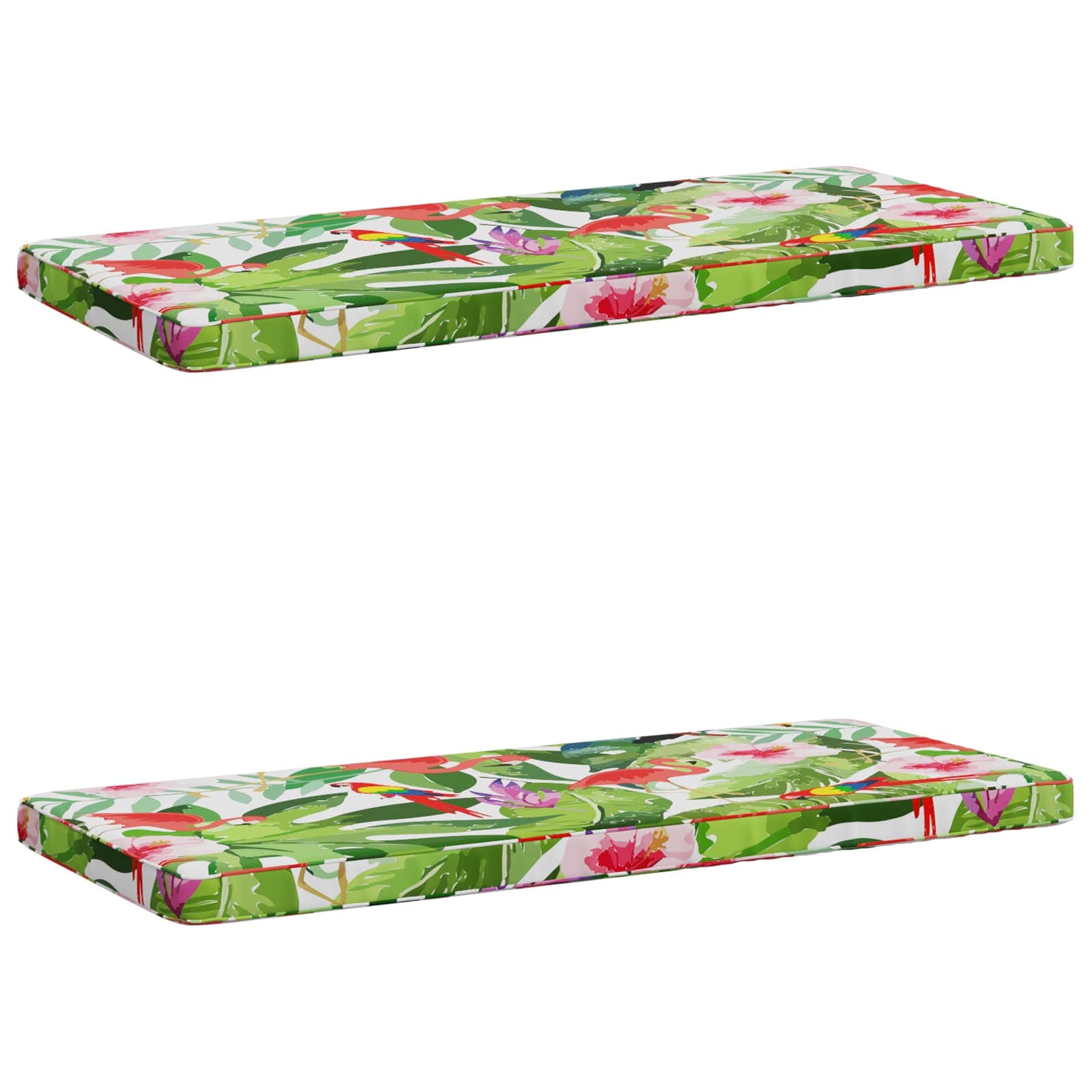 2-delige Bankkussens VUGHT 2 st 100% Polyester Meerkleurig image 1