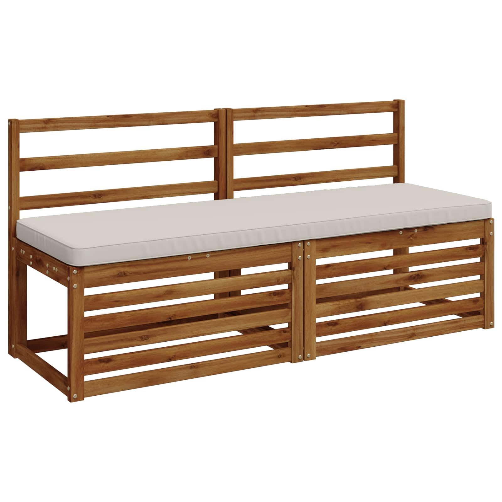 1-delig Bankkussen VUGHT 100% Polyester Wit 140 x 50 x 5 cm image 2