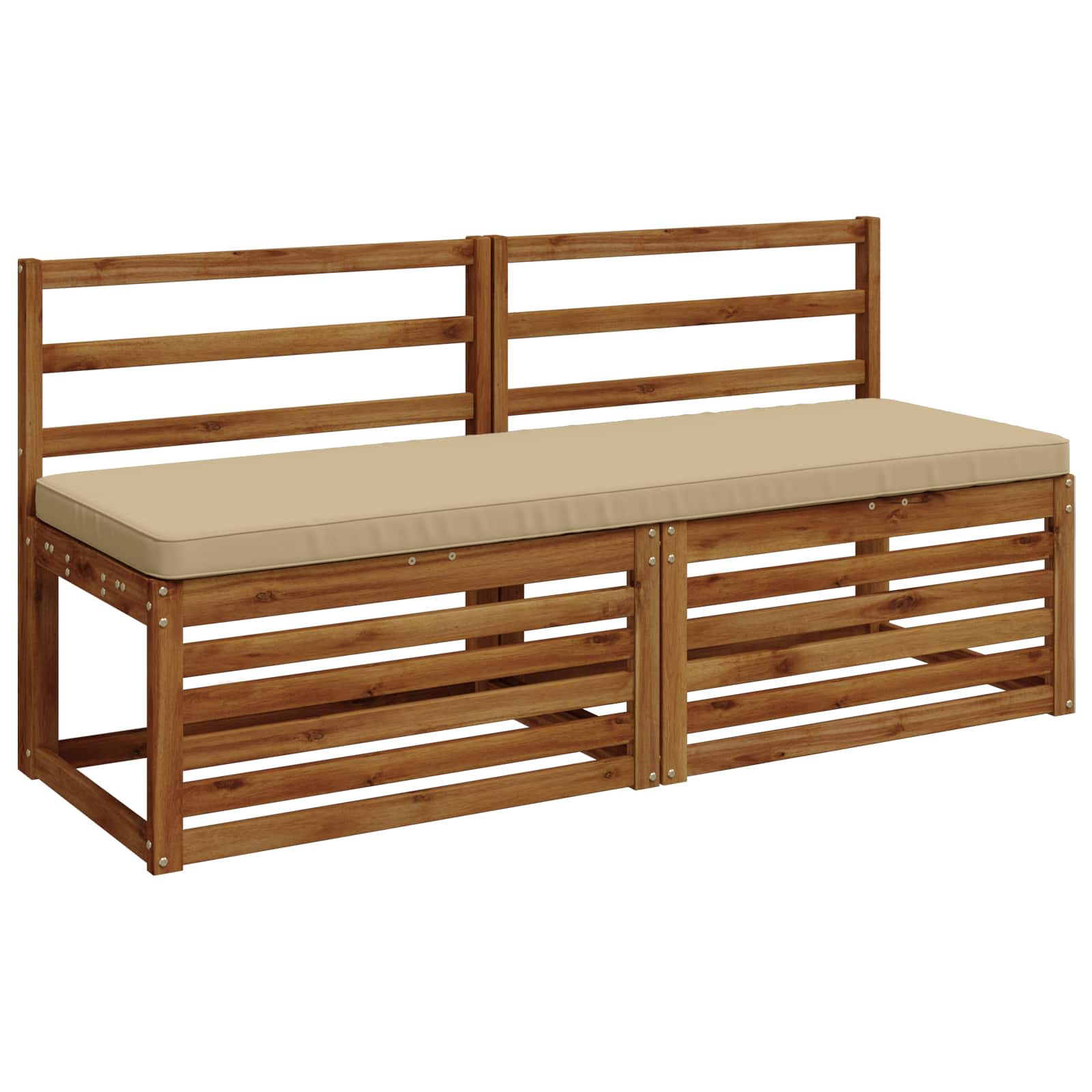 1-delig Bankkussen VUGHT 100% Polyester Beige 140 x 50 x 5 cm image 2